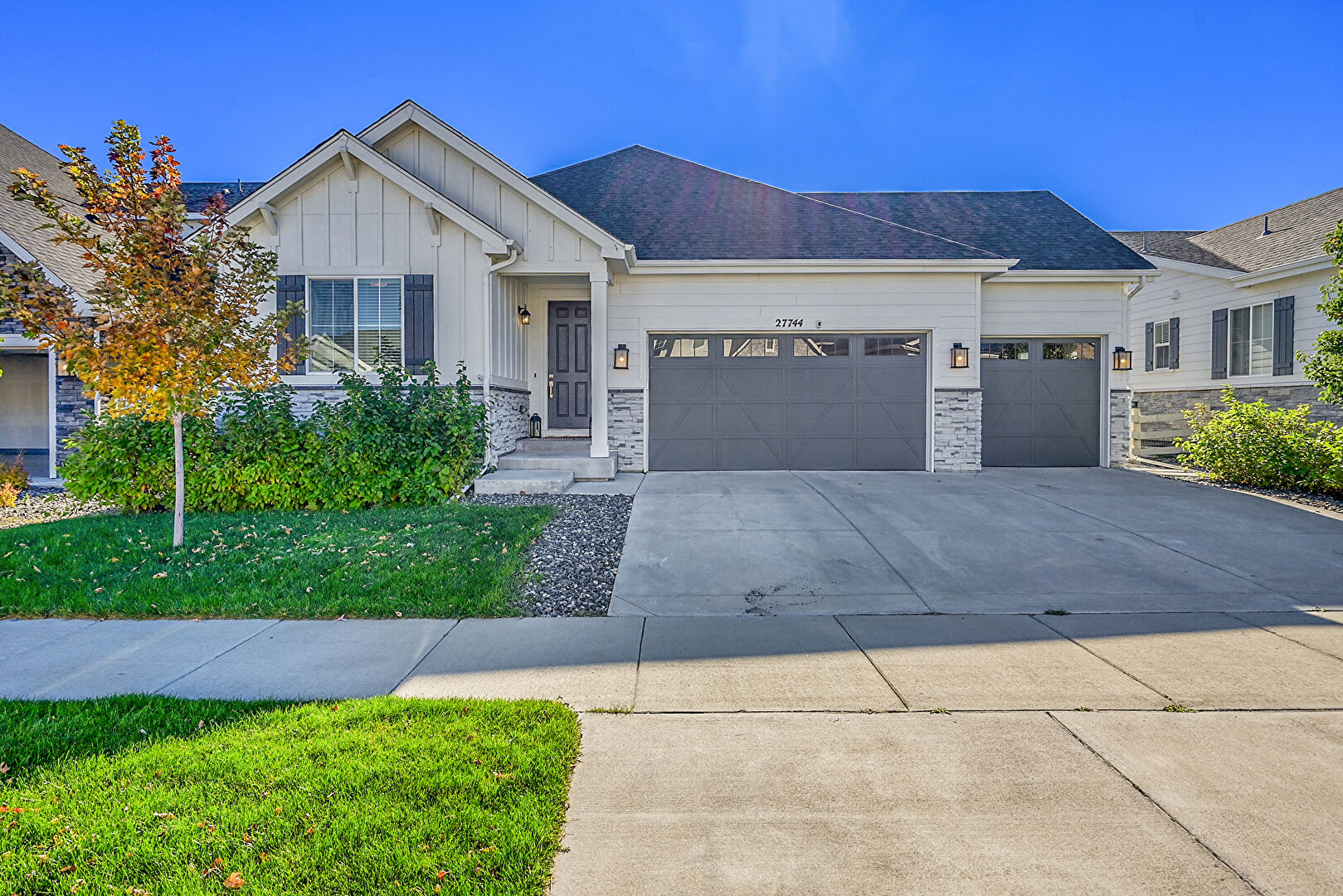 Front at 27744 East Davies Drive, Aurora, CO 80016, listed by Jennifer Bozarth