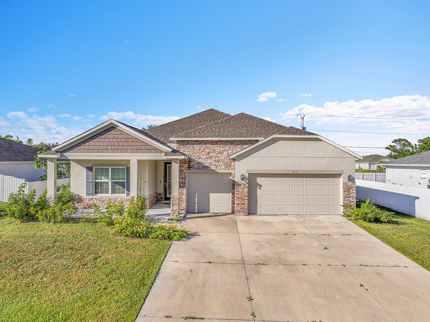 Front at 513 Northwest 3rd Lane, Cape Coral, FL 33993, listed by Aelita Caamano