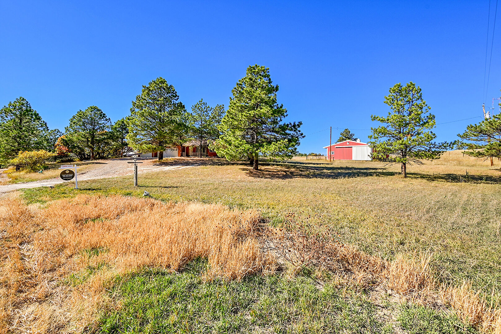Front yard view at 549 Panorama Drive, Elizabeth, CO 80107, listed by Lauren Christmas