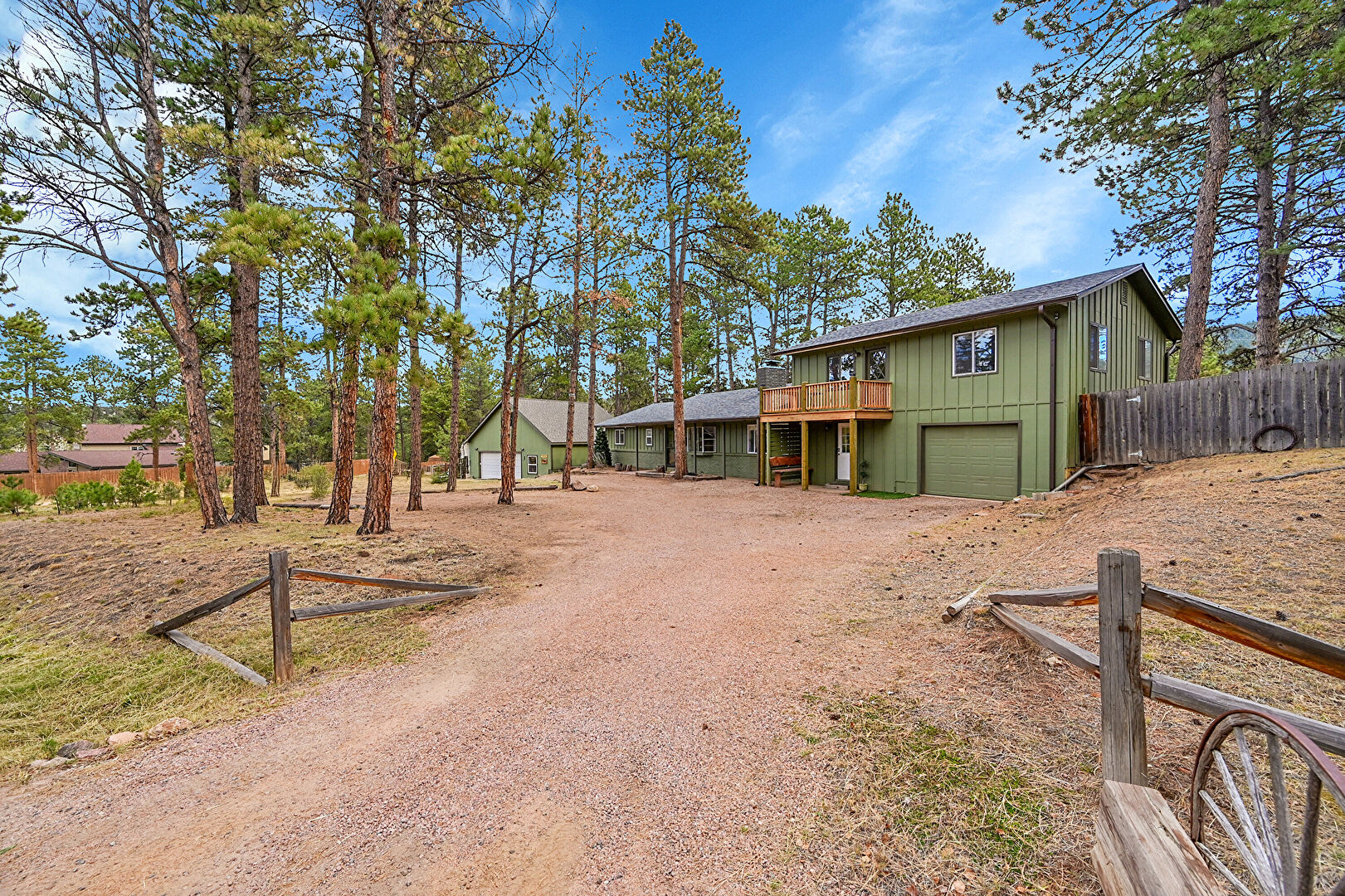 Property Exterior at 1501 Chippewa Trail, Woodland Park, CO 80863, listed by Tanya Walter