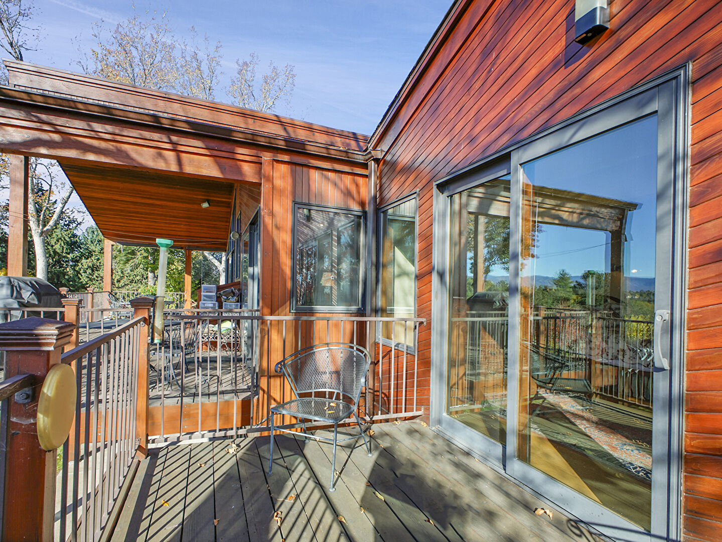 Deck at 5190 Juniper Street, Bow Mar, CO 80123, listed by Ted Baer