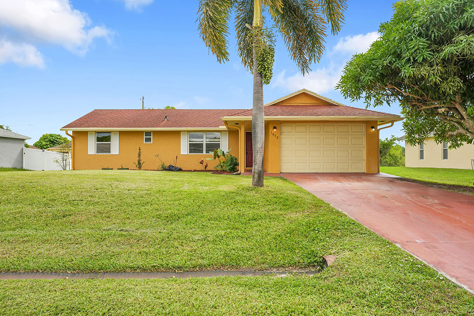 Front at 1652 Southwest Crawford Avenue, Port St. Lucie, FL 34953, listed by Jason M Coley