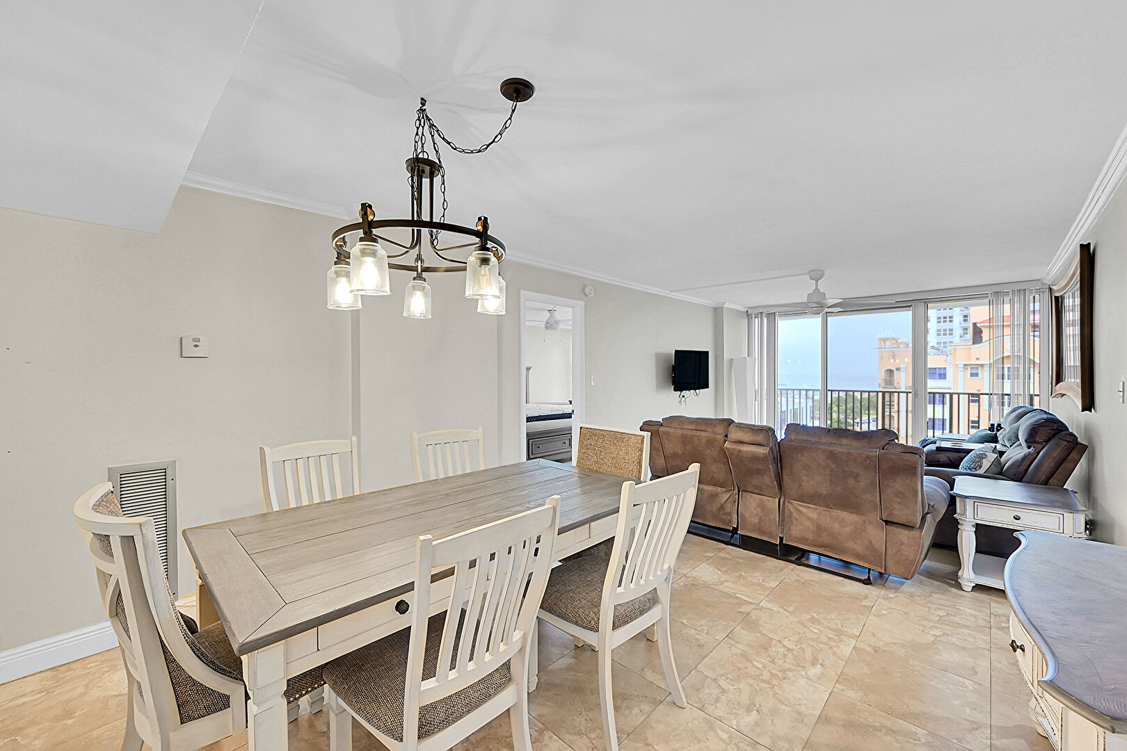 Dining Area at 525 North Ocean Boulevard, 919, Pompano Beach, FL 33062, listed by Rachael Barach