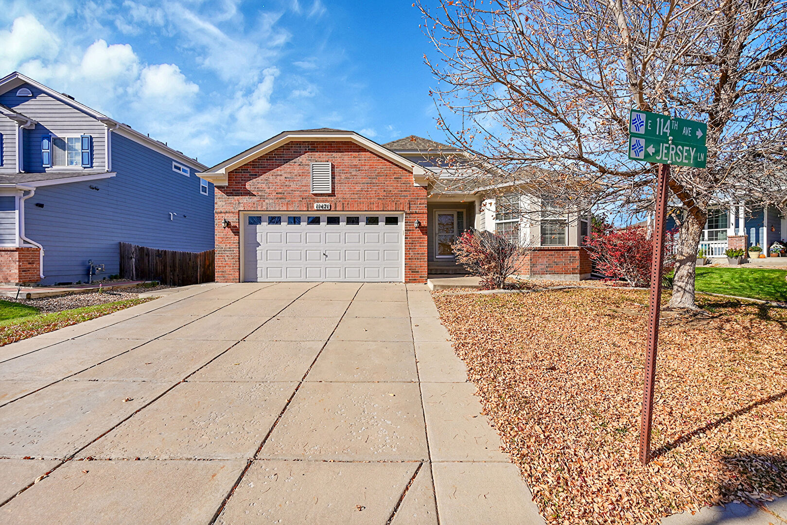 Front at 11471 Jersey Lane, Thornton, CO 80233, listed by Taylor Haas