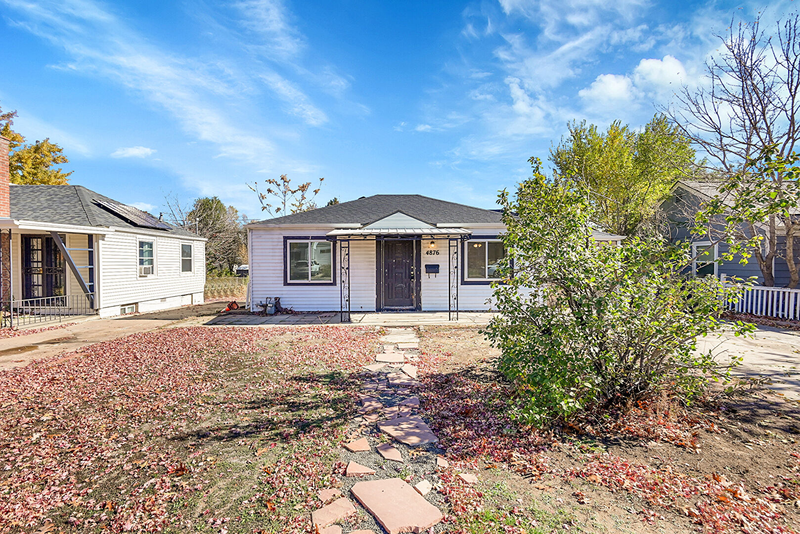 Front at 4876 Decatur Street, Denver, CO 80221, listed by Taylor Haas