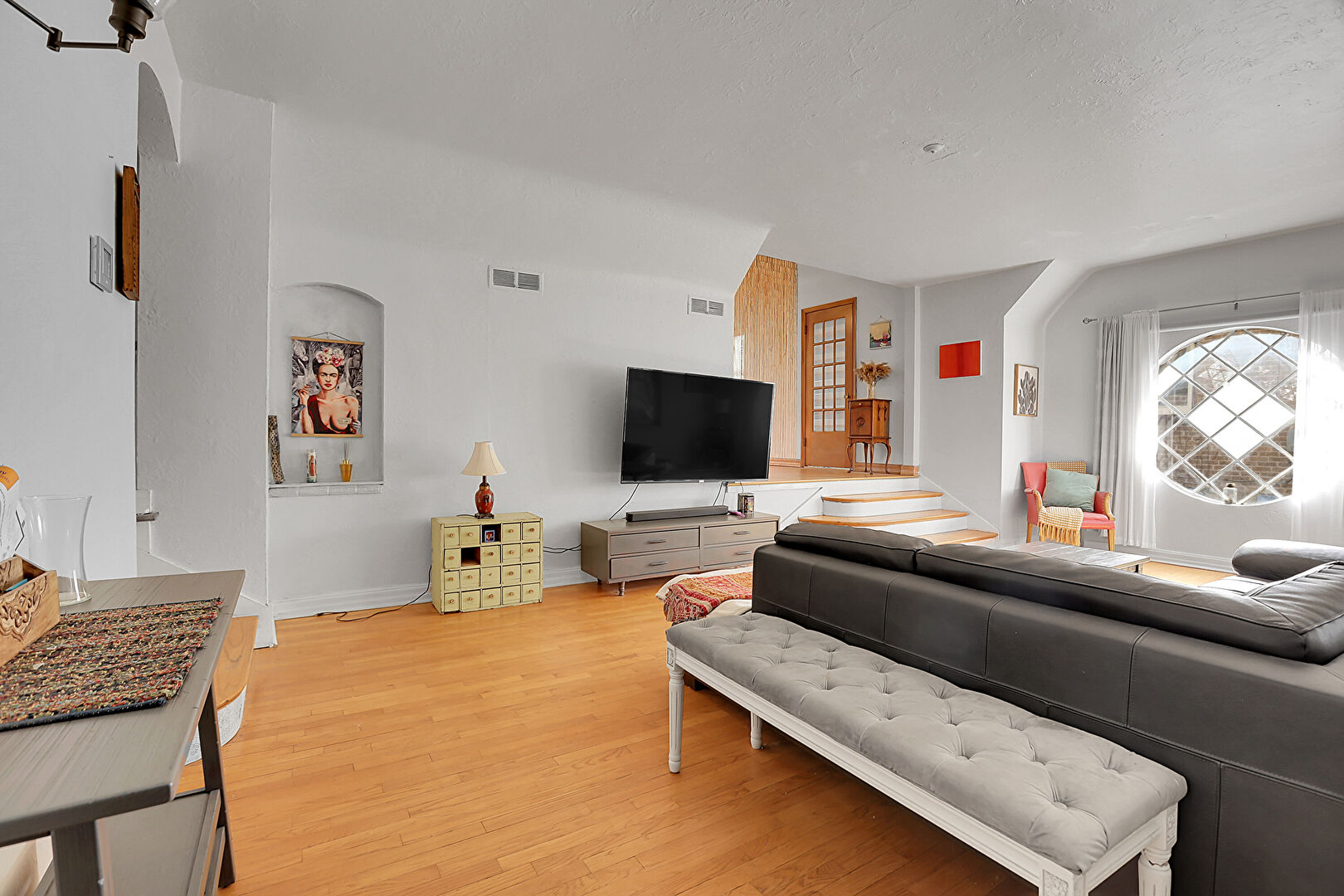 Living Room at 1476/1478 Dahlia St., Denver, CO 80220, listed by The Bernardi Group