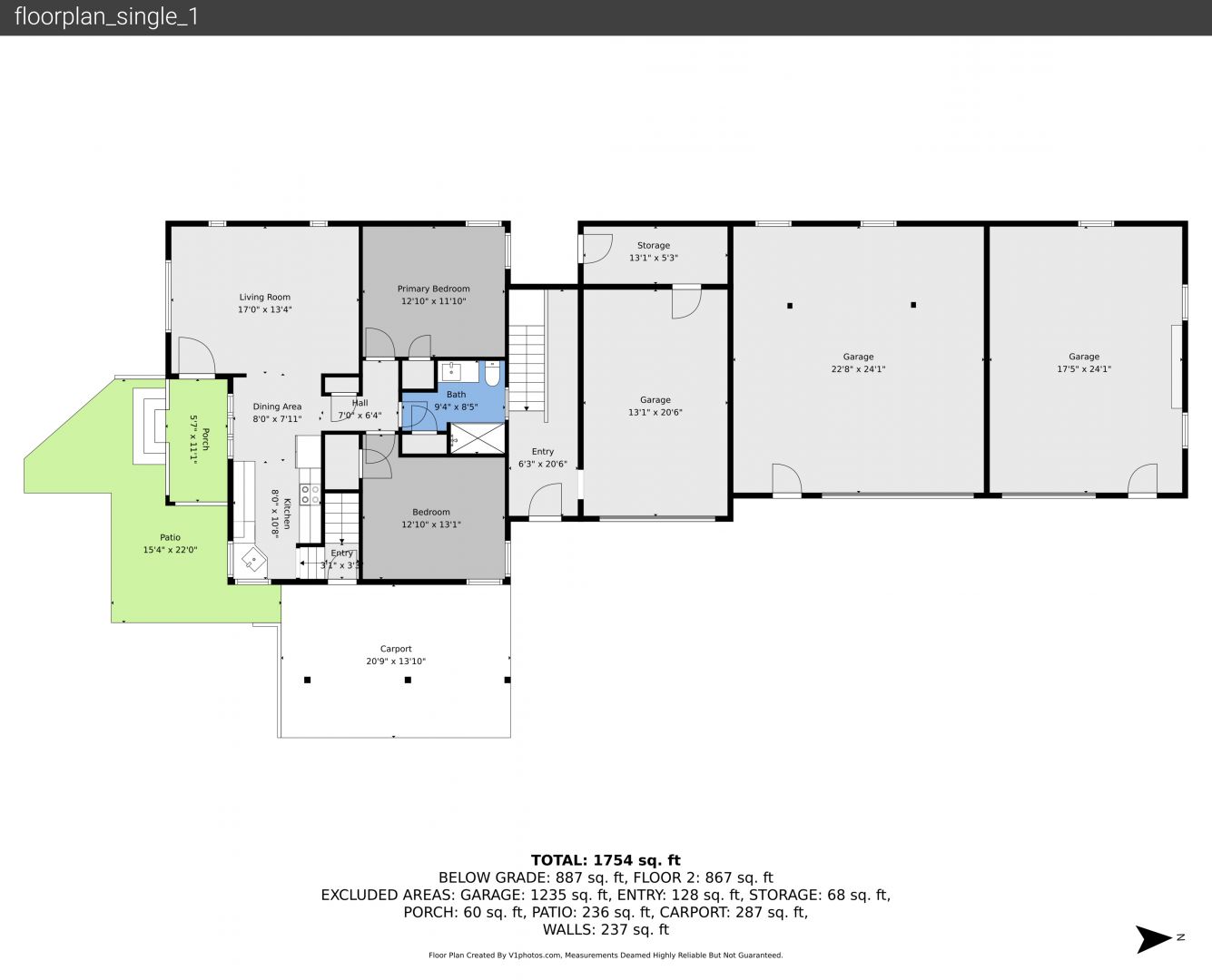 Floor Plan at 1901 W 47th Avenue, Denver, CO 80211, listed by Meagan Kyle, MLS ID: 9525493
