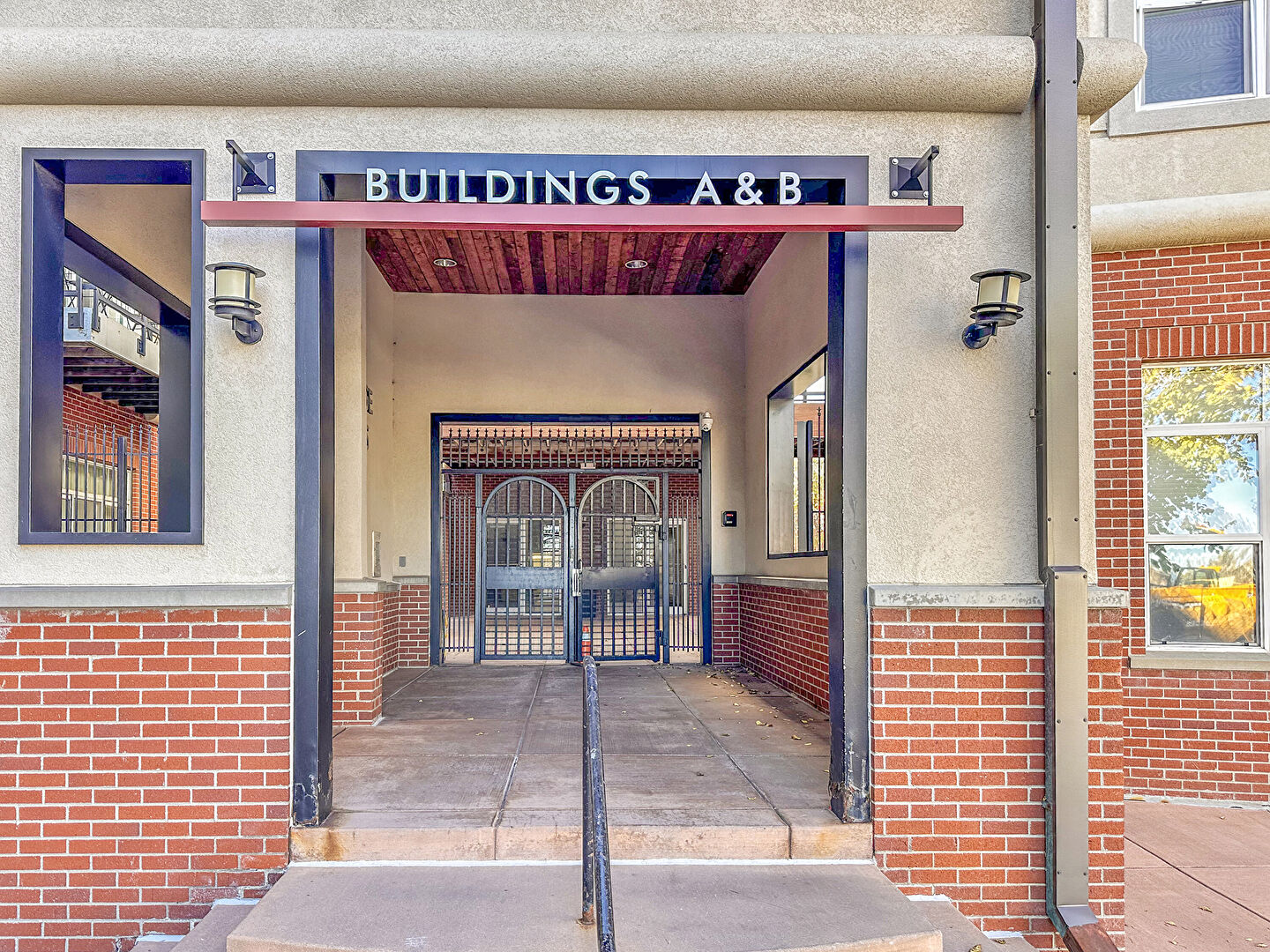 Exterior Entry at 5677 S Park Place Ave, A202, Greenwood Village, CO 80111, listed by Theresa Hinch