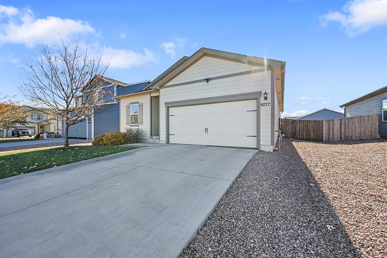 Front at 9777 Chalkstone Lane, Colorado Springs, CO 80925, listed by Tanya Walter