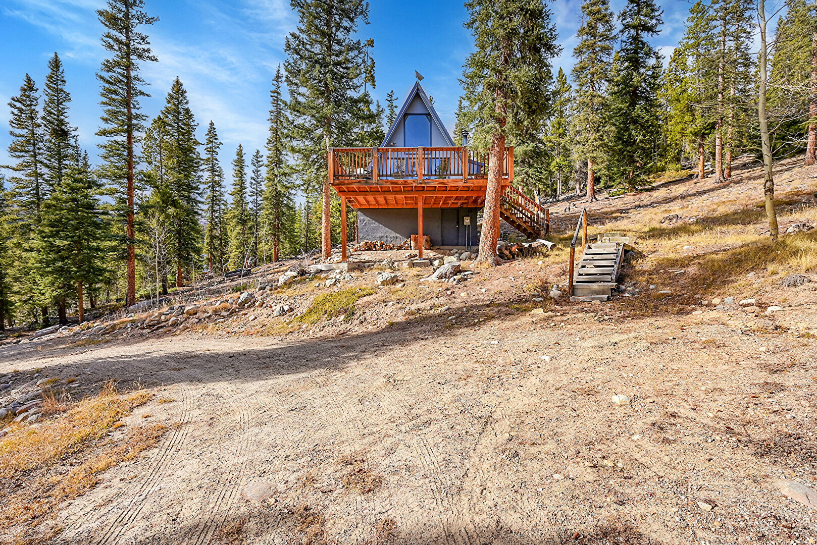 Front at 3427 Cr-14, fairplay, CO 80402, listed by Victoria Merchant