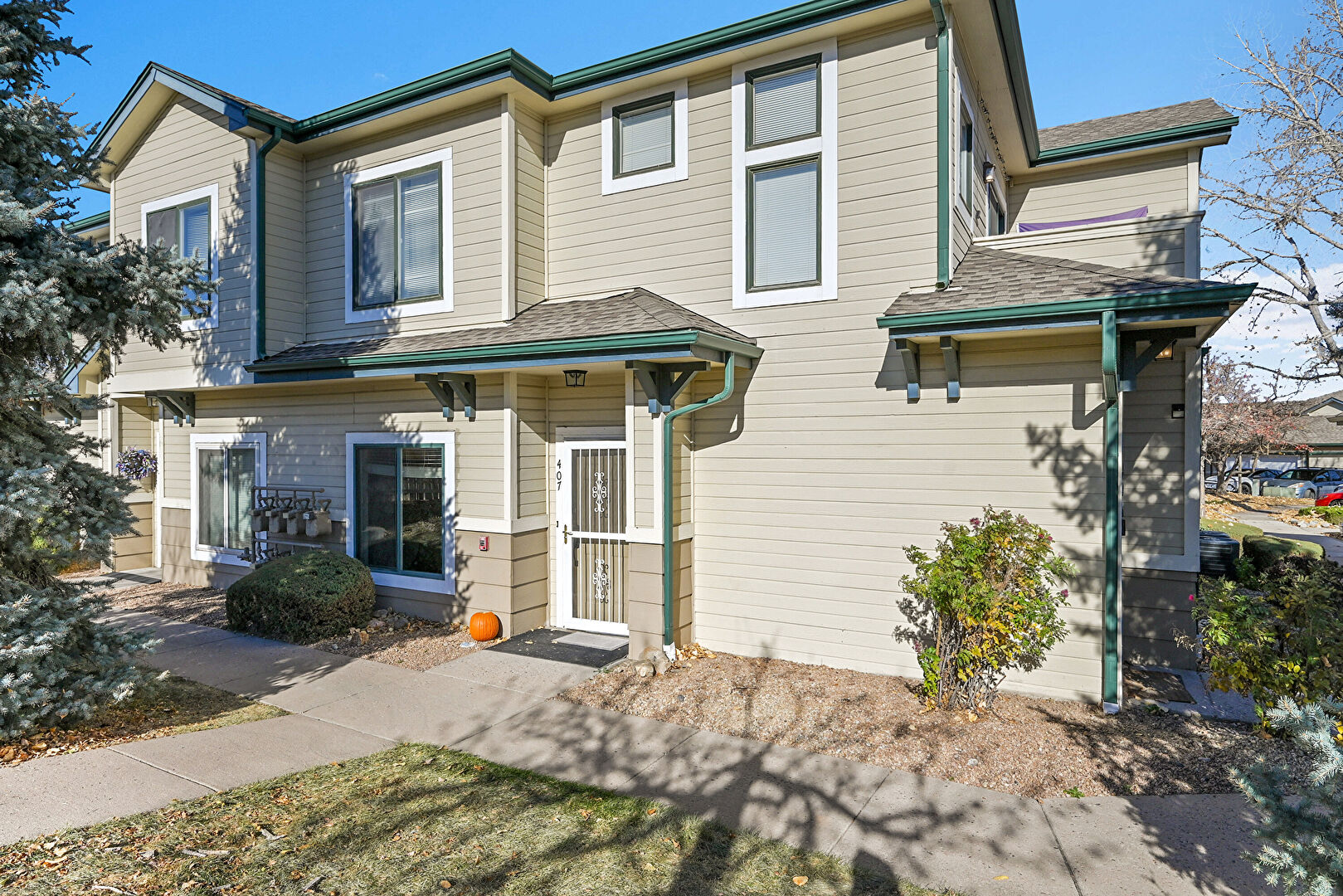 Front at 8707 East Florida Avenue, Denver, CO 80247, listed by Idalia Padilla