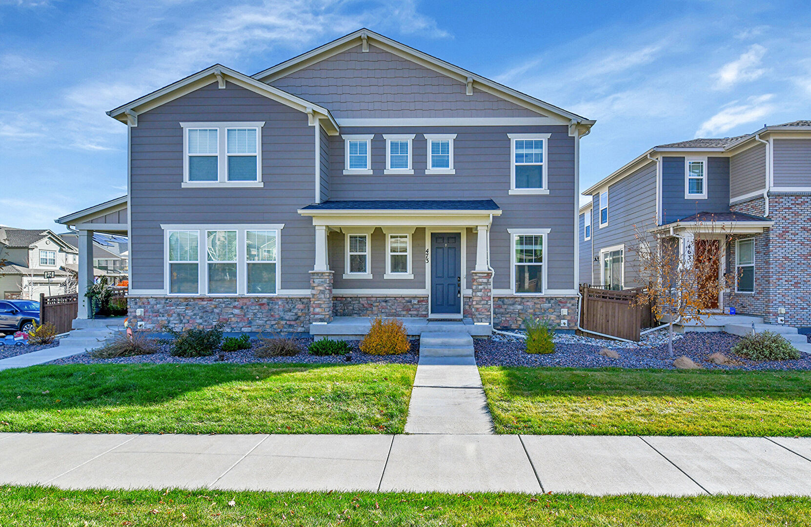 Front at 473 Brailsford Street, Castle Pines, CO 80108, listed by Vignesh Tanneru
