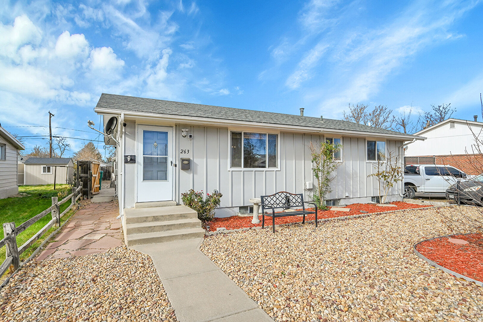 Front at 263 North 11th Avenue, Brighton, CO 80601, listed by Erika Ramirez