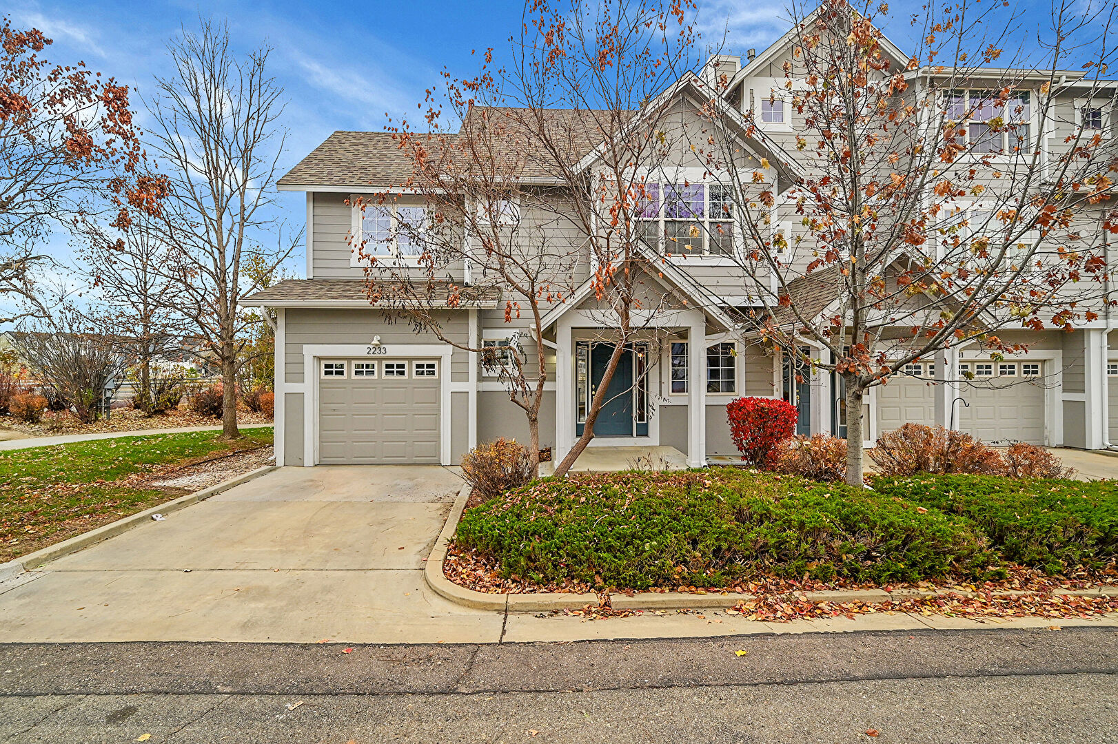 Front at 2233 Watersong Circle, Longmont, CO 80504, listed by Debra Graves
