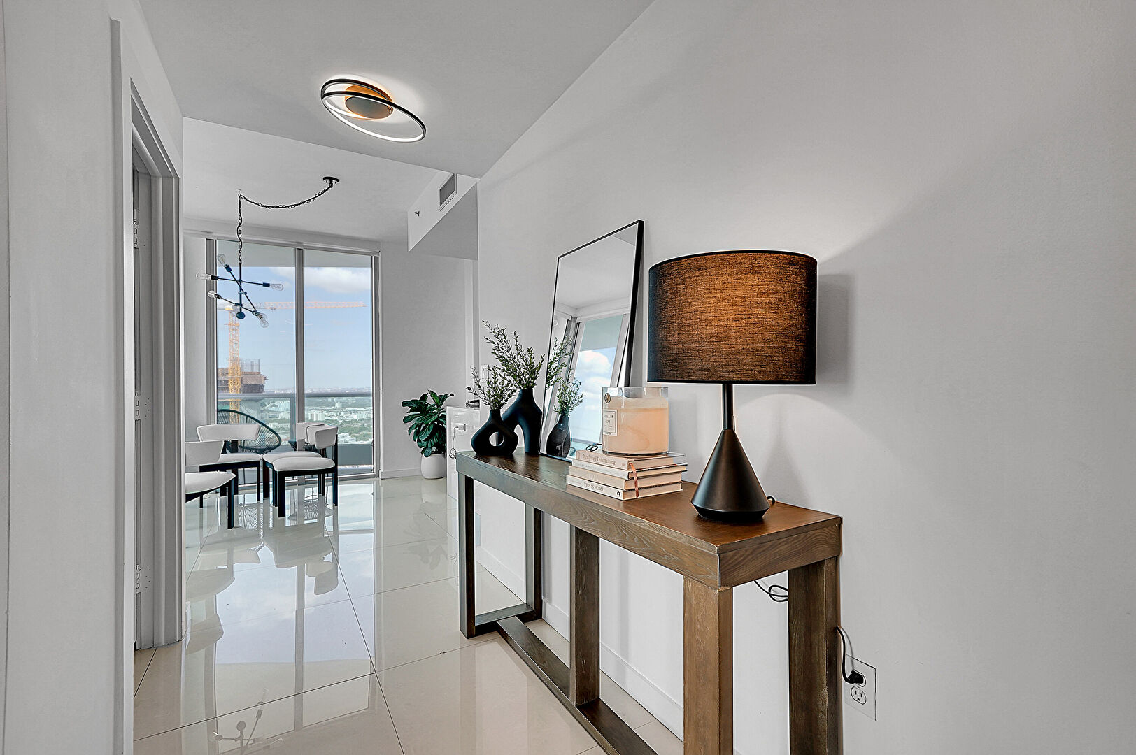 Hallway at 900 Biscayne Boulevard, Unit 4812, Miami, FL 33132, listed by Claudia  Evan