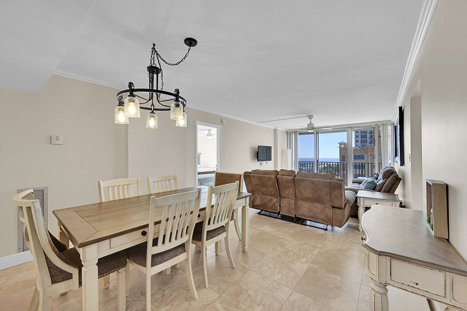 Dining Area at 525 North Ocean Boulevard, 623, Pompano Beach, FL 33062, listed by Rachael Barach