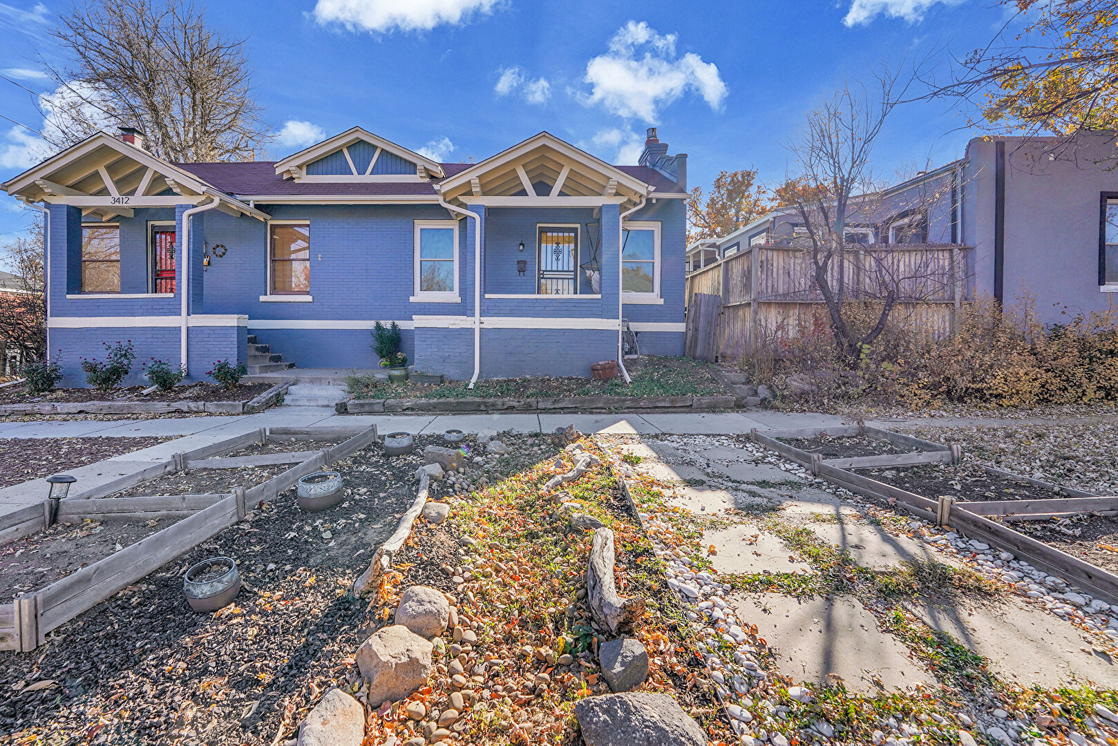 Front at 3410 E.11th Ave, Denver, CO 80206, listed by Sara Hanlon