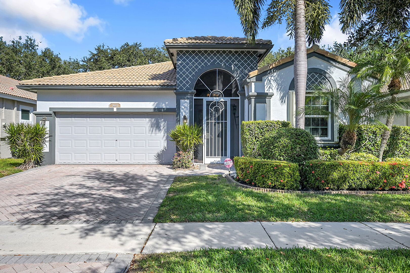 Front yard at 7607 New Holland Way, Boynton Beach, FL 33437, listed by Ailene Mcleod, MLS ID: R11141515