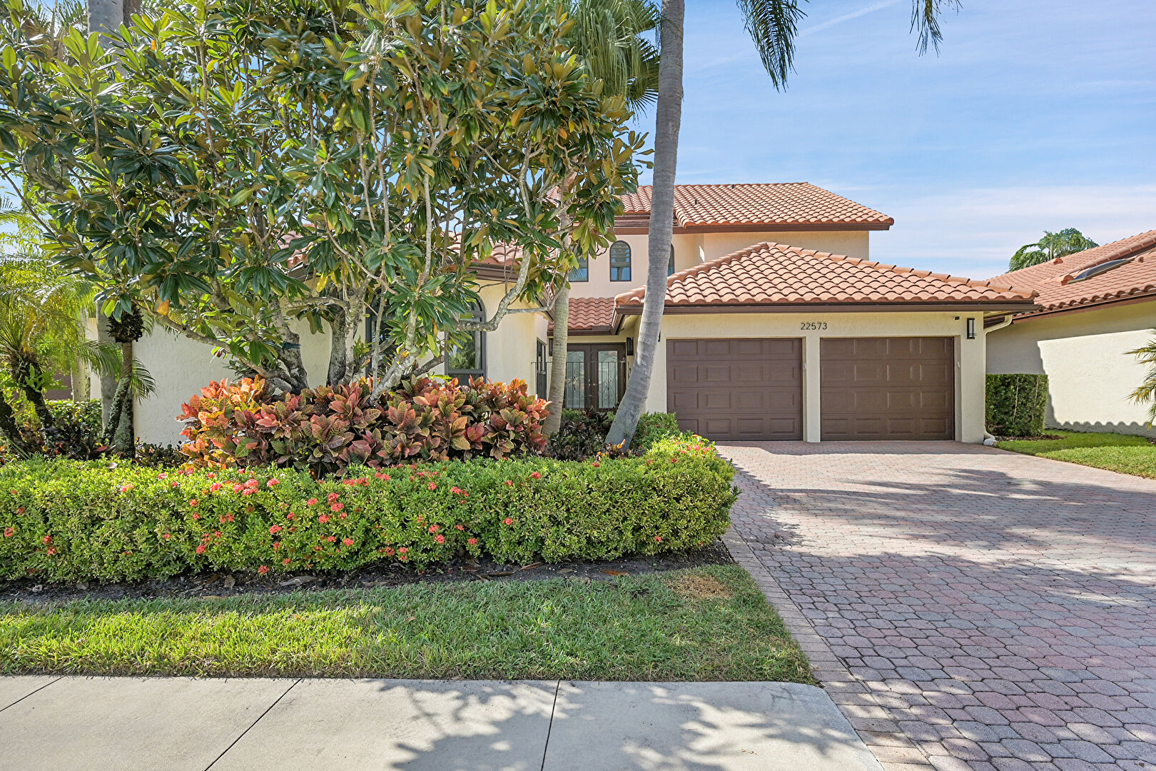 Front at 22573 Esplanada Drive, Boca Raton, FL 33433, listed by Liza Marie Lantz