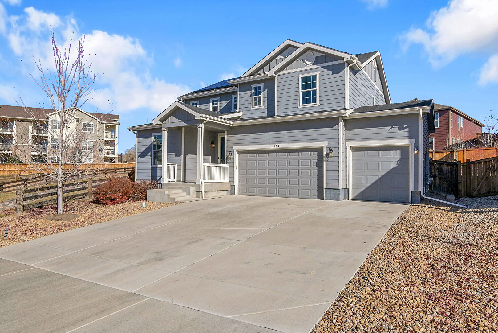 Front at 481 Tippen Place, Castle Rock, CO 80104, listed by Kimberley Nicholas