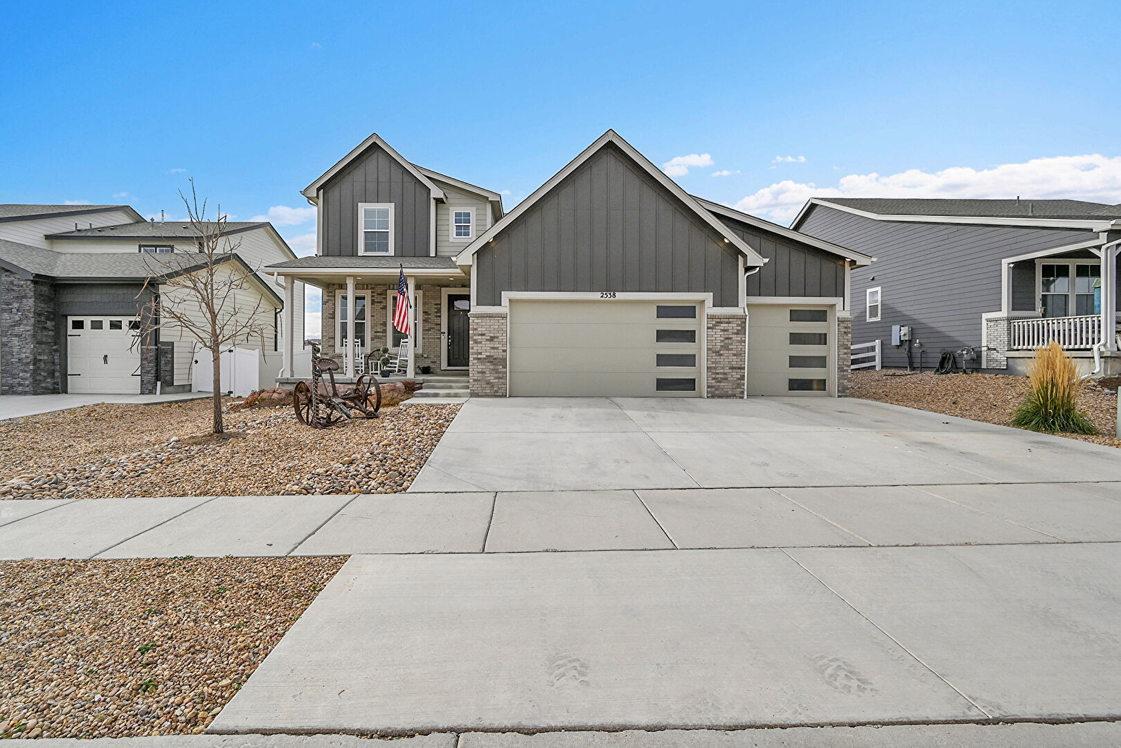 Front at 2538 Doe Ridge Way, Johnstown, CO 80534, listed by The Bernardi Group