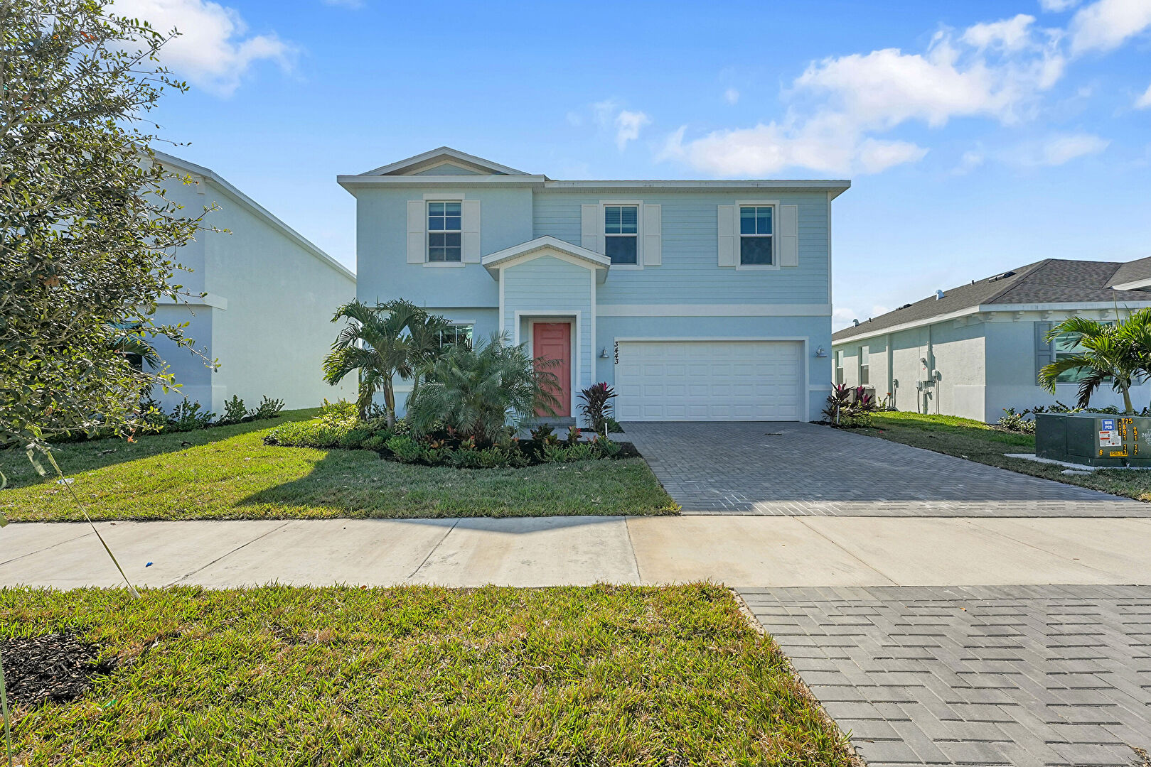 Front at 3443 Cedar Grove Drive, Fort Pierce, FL 34946, listed by Ravi Mohanka