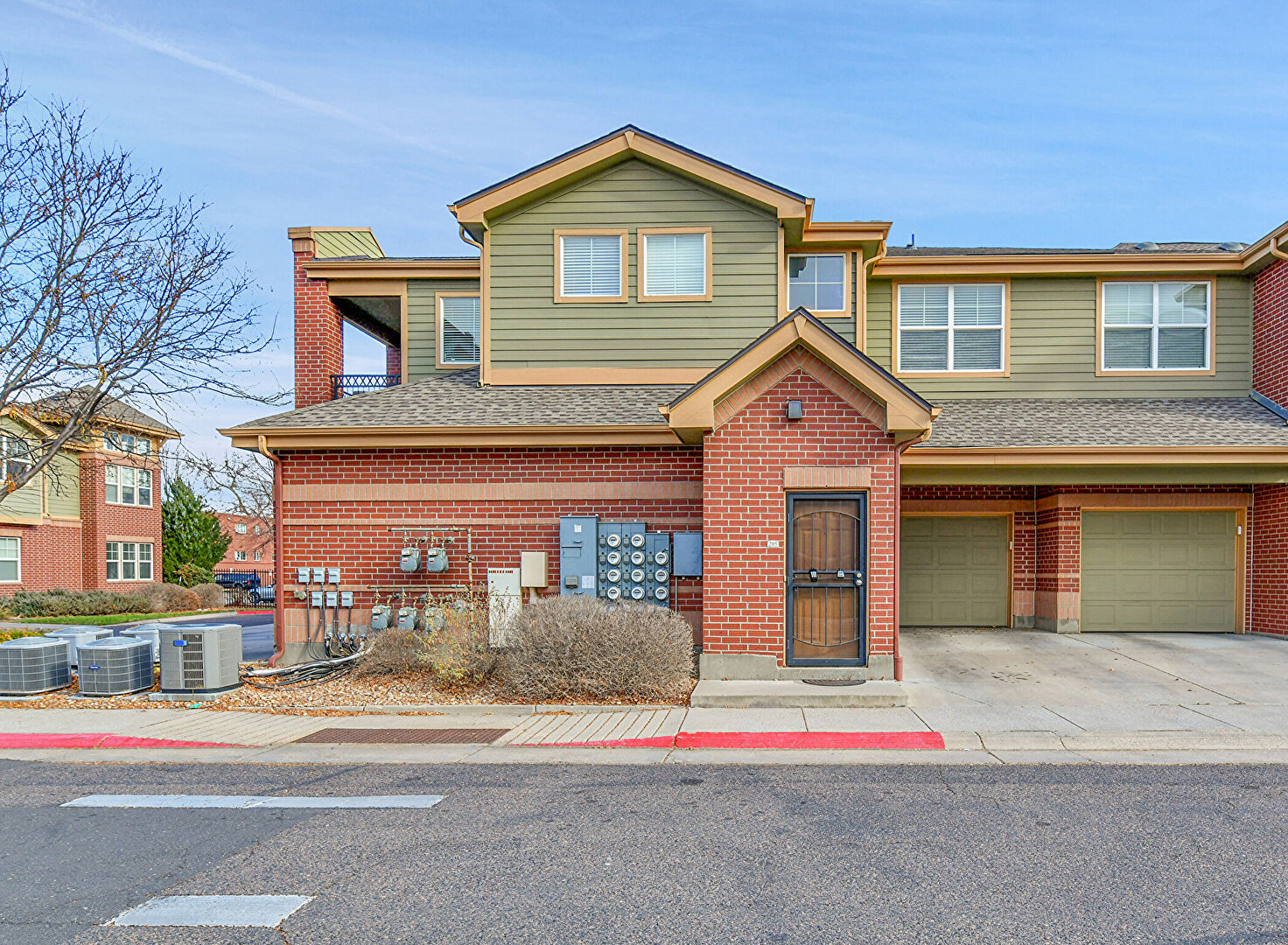 Front at 9637 East 5th Avenue, Denver, CO 80230, listed by Taylor Haas