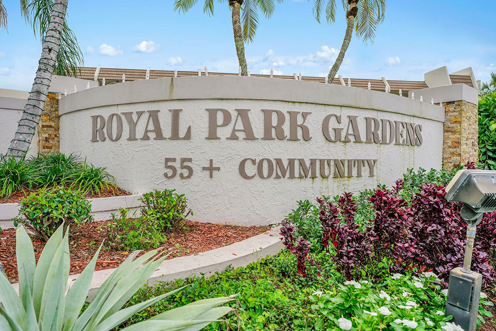 Community Sign at 6890 Royal Palm Blvd #109H, Margate, FL 33063, listed by Gloria Heck