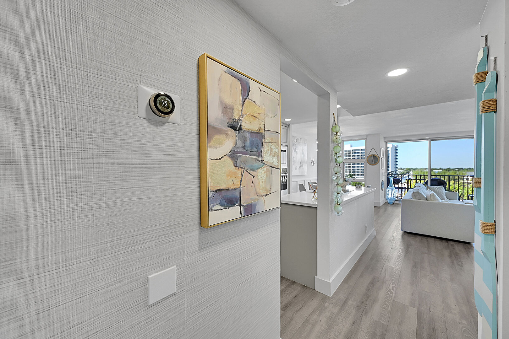 Foyer at 531 North Ocean Boulevard, 601, Pompano Beach, FL 33062, listed by Rachael Barach