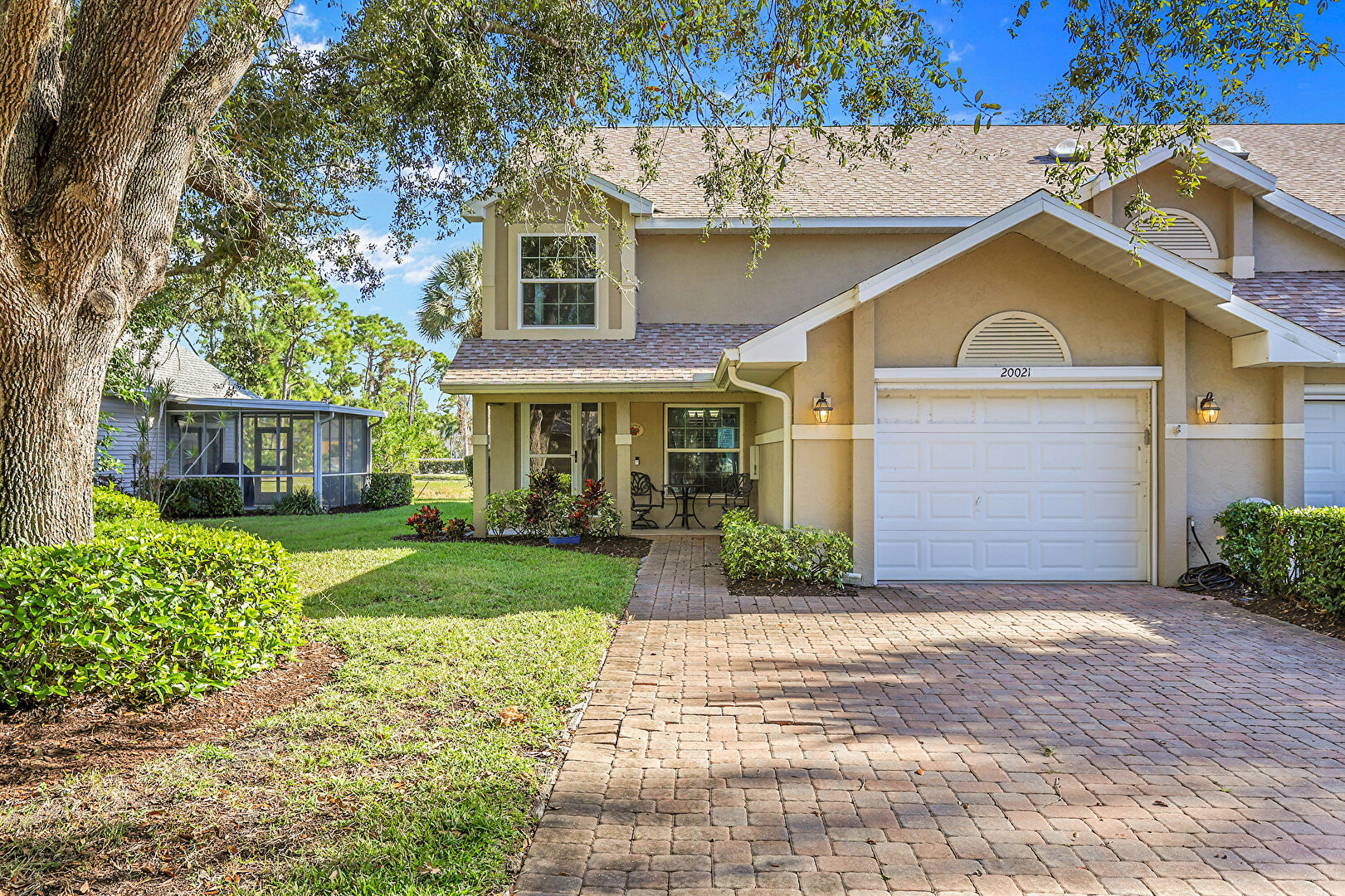 Front at 20021 Wolfel Trail, Estero, FL 33928, listed by Allan Hase