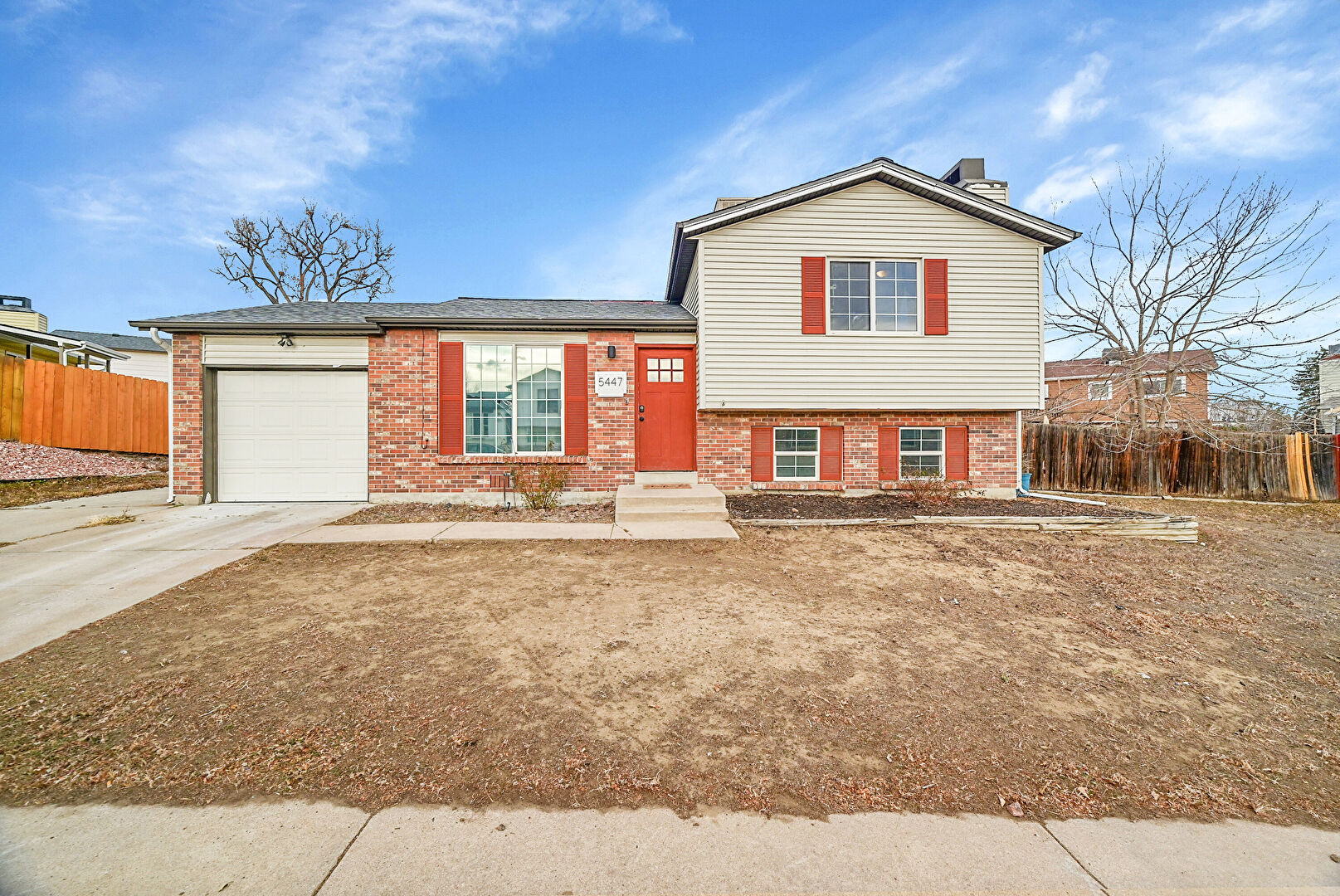 Front at 5447 E 111th Drive, Thornton, CO 80233, listed by Kassandra Papadimitrio, MLS ID: 9865419