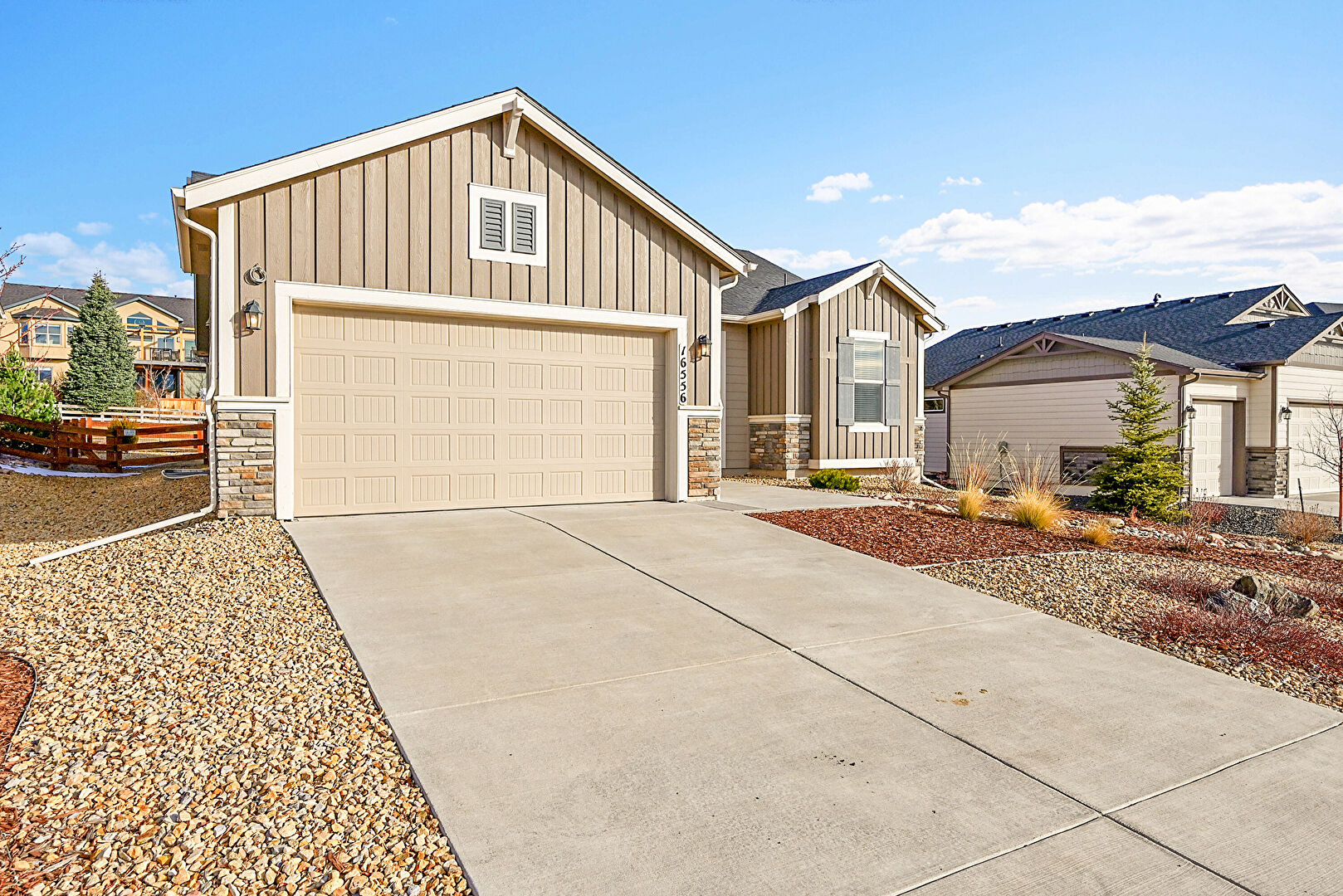 Front at 16556 Hallmark Trail, Monument, CO 80132, listed by Tanya Walter