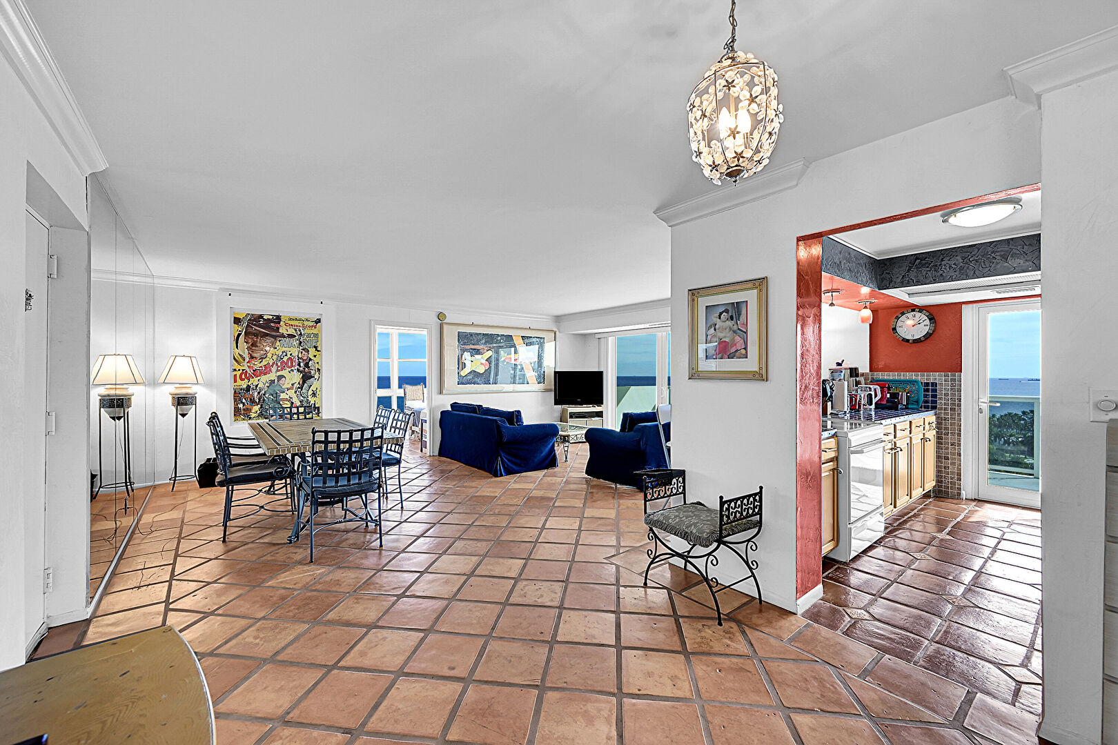 Dining Area at 2841 North Ocean Boulevard, Unit 1801, Fort Lauderdale, FL 33308, listed by Matthew Kirby