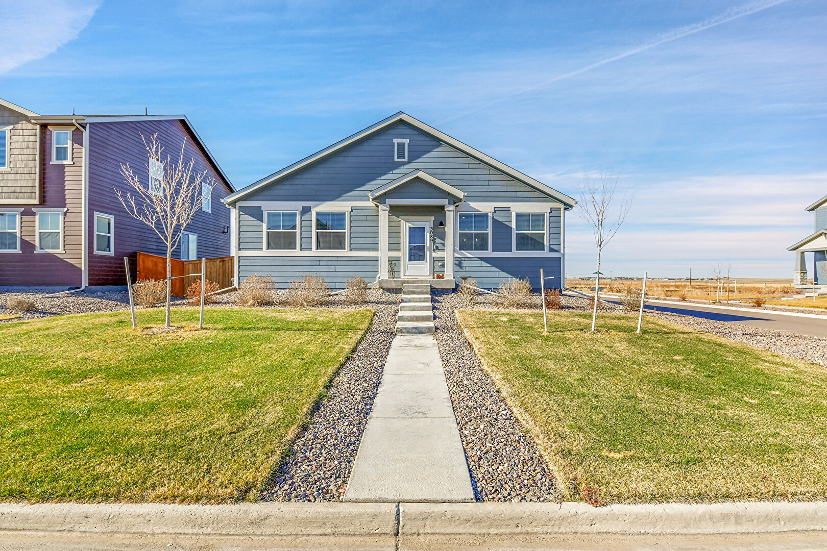 Front at 3089 Nectar Street, Strasburg, CO 80136, listed by Kristen White