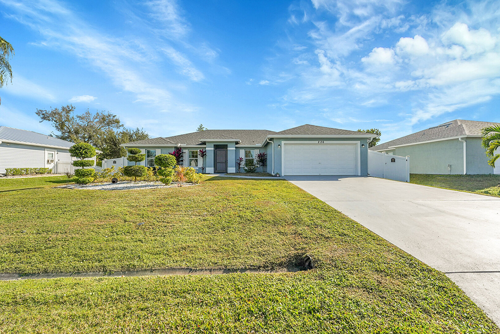 Front at 226 Southwest Starfish Avenue, Port St. Lucie, FL 34984, listed by Jason M Coley