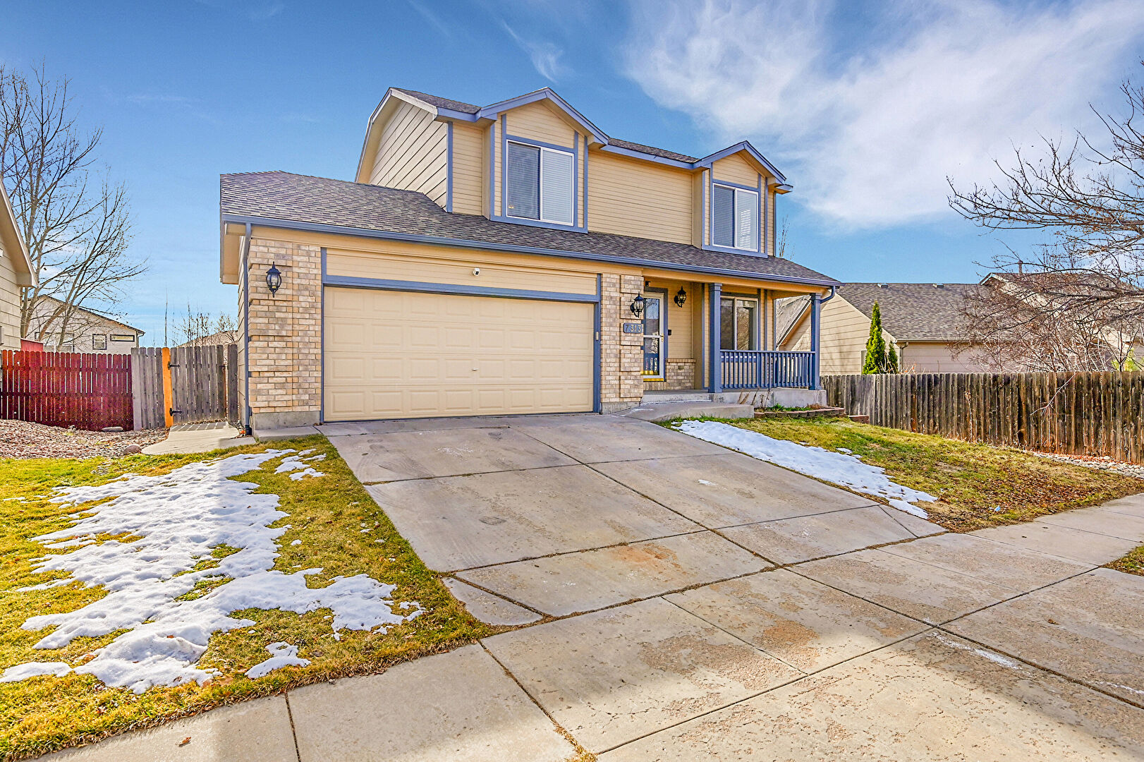 Front at 7313 Prythania Park Drive, Colorado Springs, CO 80923, listed by Vonnetta Johnson