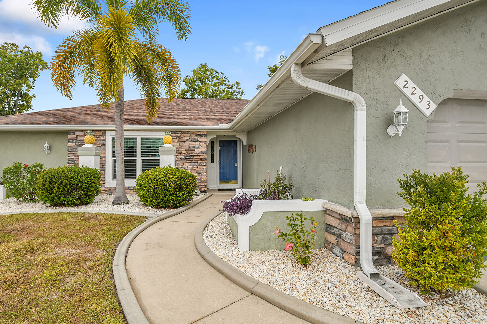 Exterior Entry at 2293 Rio De Janeiro Avenue, Punta Gorda, FL 33983, listed by Ken Doran