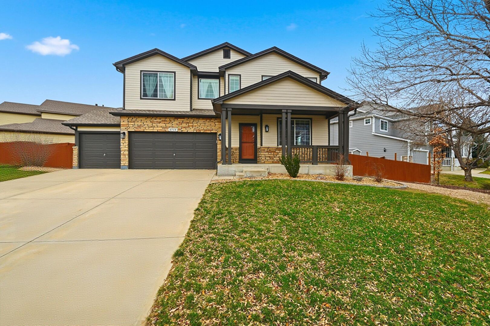 Front at 6718 Thistle Ridge Avenue, Longmont, CO 80504, listed by Michelle Nguyen