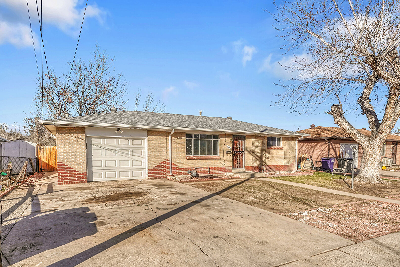 Front at 2605 West Gunnison Drive, Denver, CO 80219, listed by Juan Cosme