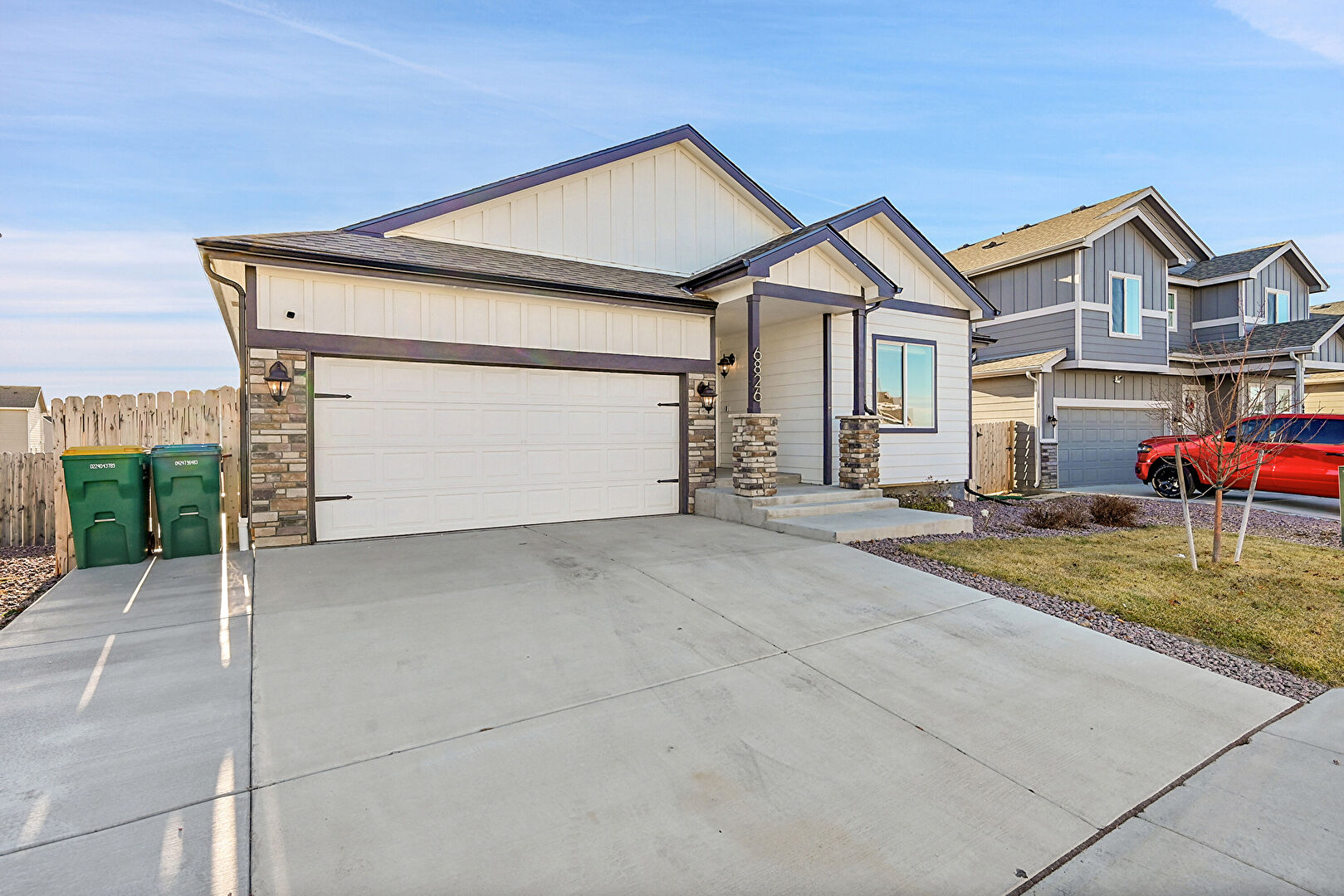 Front at 6826 Volga Drive, Colorado Springs, CO 80925, listed by Taylor Haas