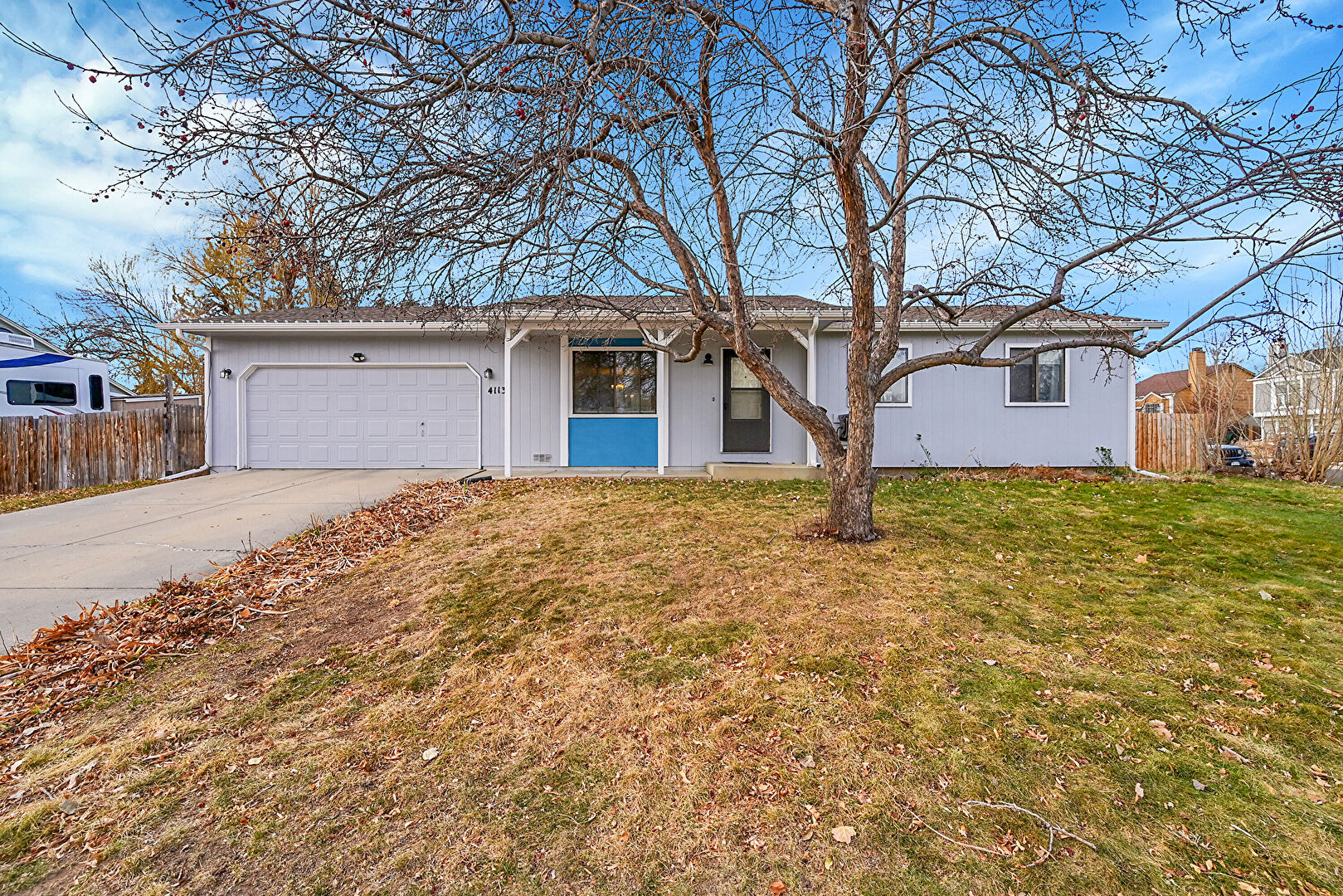 Front at 4113 Warbler Drive, Fort Collins, CO 80526, listed by Lindsey Crisanti