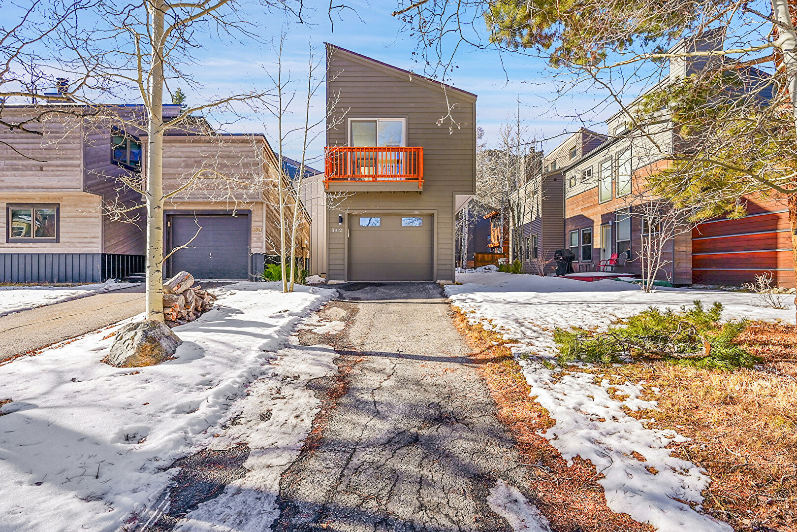 Front at 342 Emily Lane, Frisco, CO 80443, listed by Joel Levy