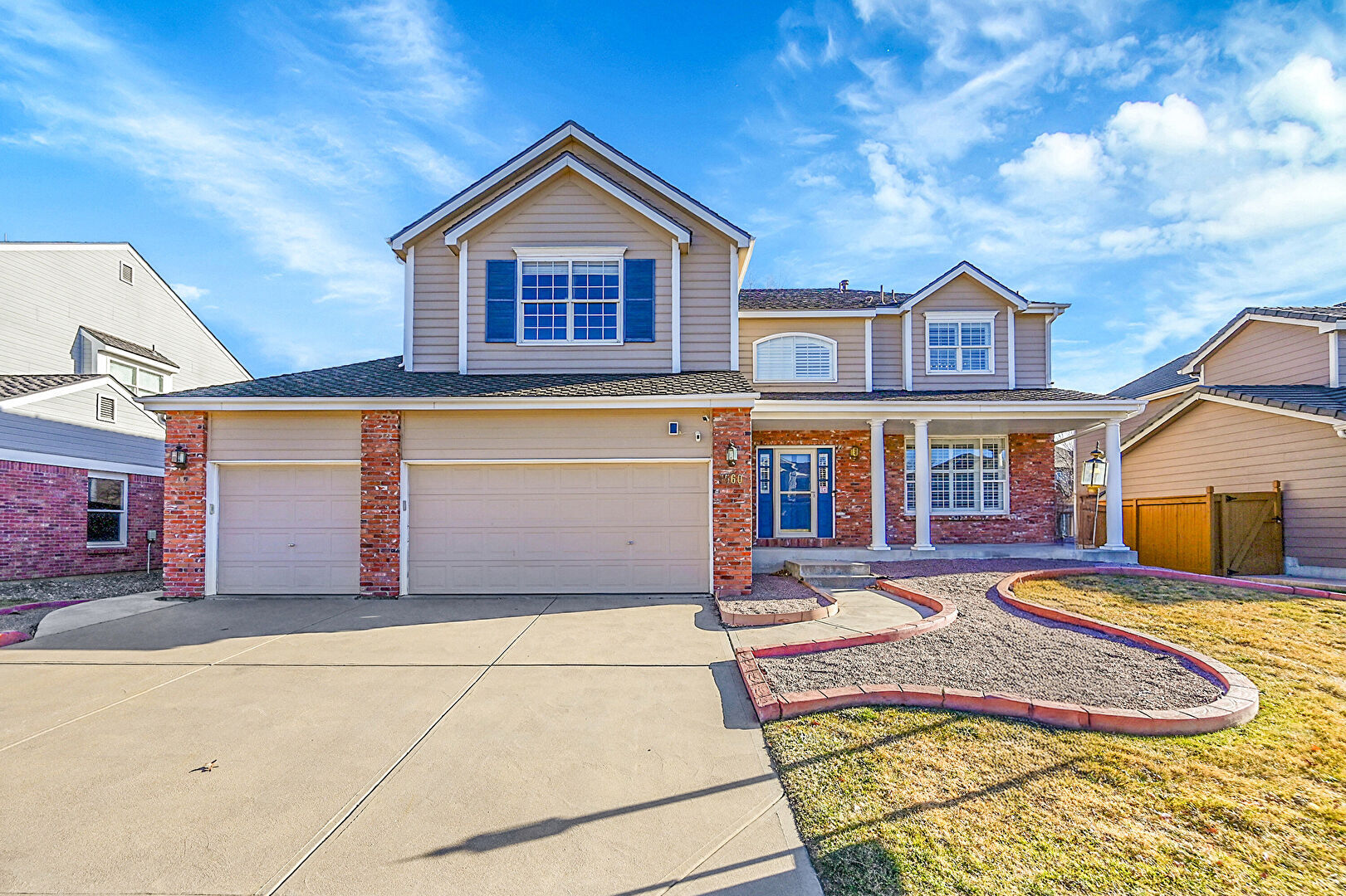 Front at 5560 South Hannibal Way, Centennial, CO 80015, listed by Kimberly Chatman