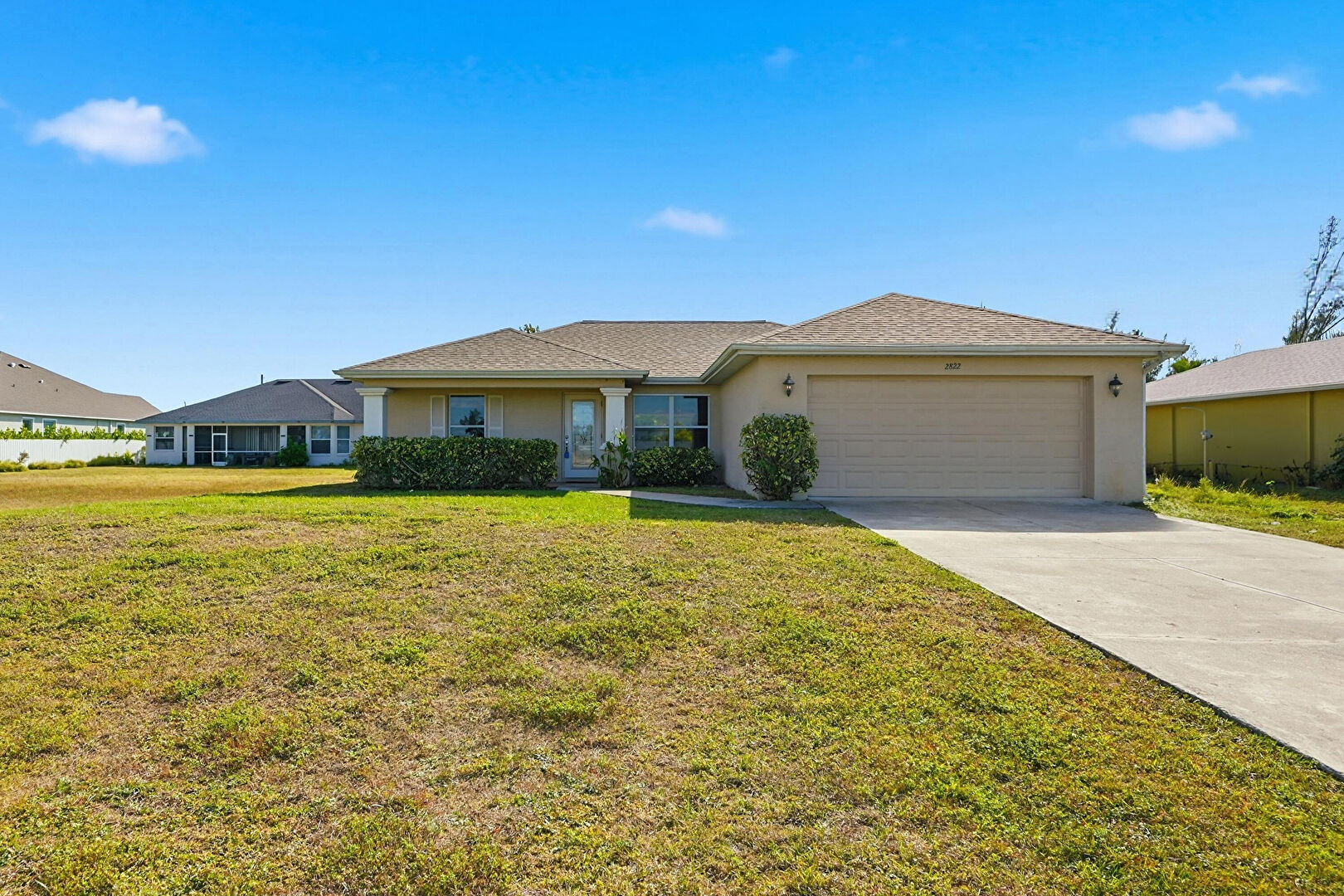 Front at 2822 Northwest 11th Terrace, Cape Coral, FL 33993, listed by MIke Hollow & Kim Stempel