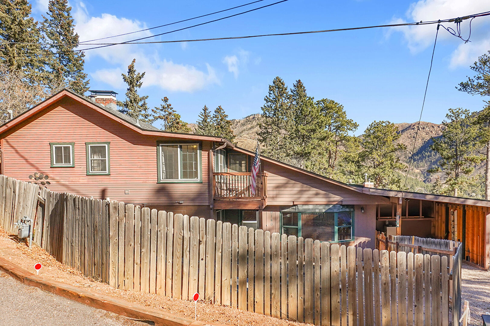 Front at 9140 Picabo Road, Cascade-Chipita Park, CO 80809, listed by Jenny Daniels