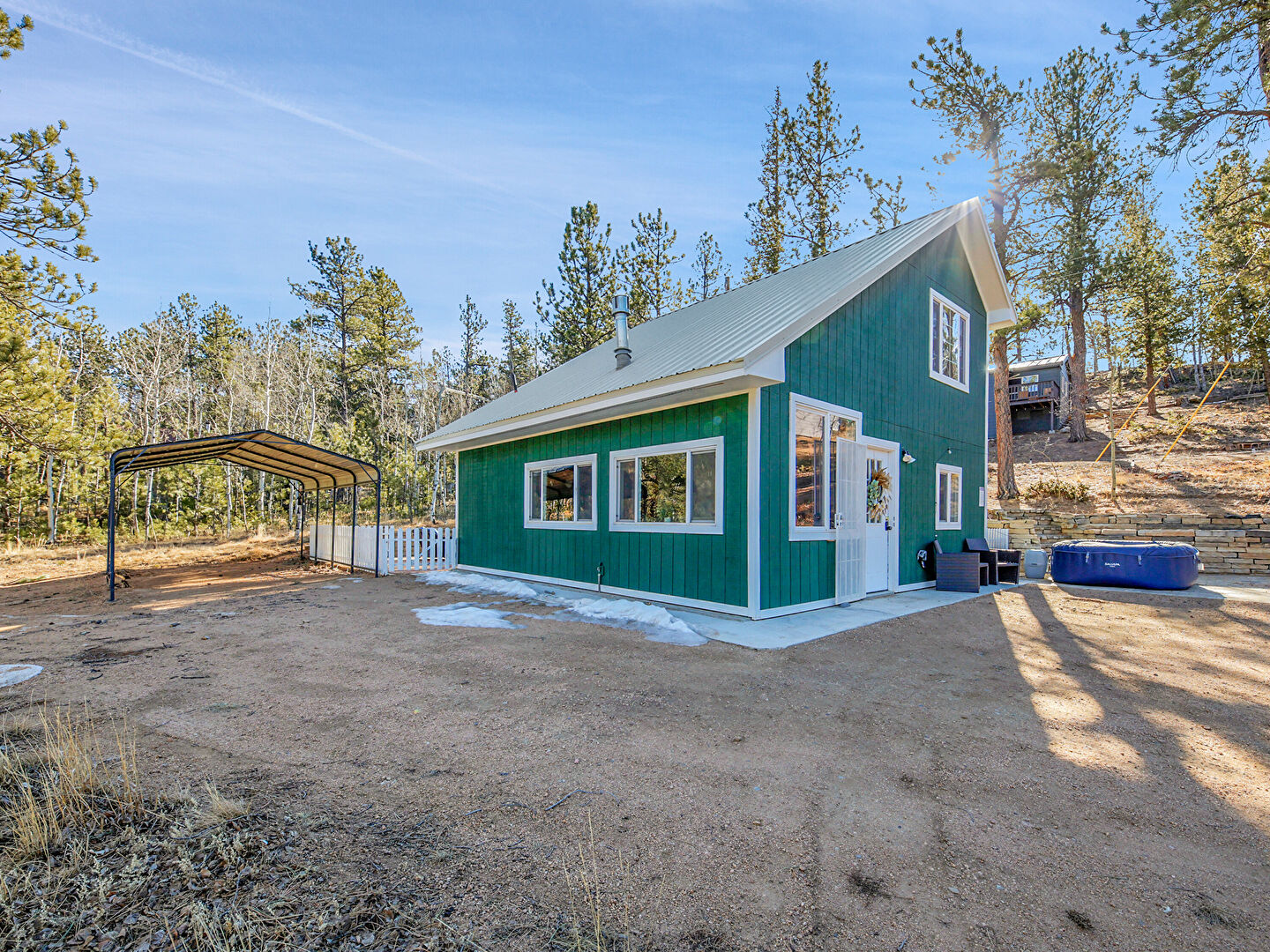Property Exterior at 10 Bartimous Road, Bailey, CO 80421, listed by Casey Hodges