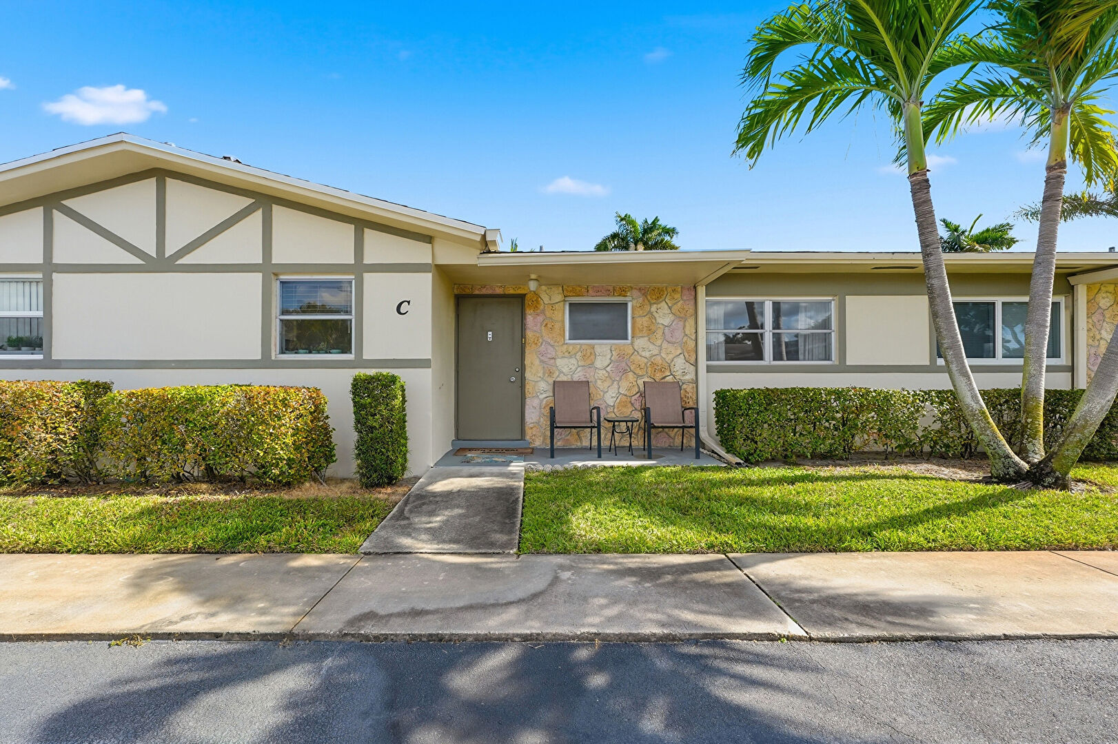 Front at 2515 Emory Drive West, Unit C, West Palm Beach, FL 33415, listed by Kimberly Castellotti
