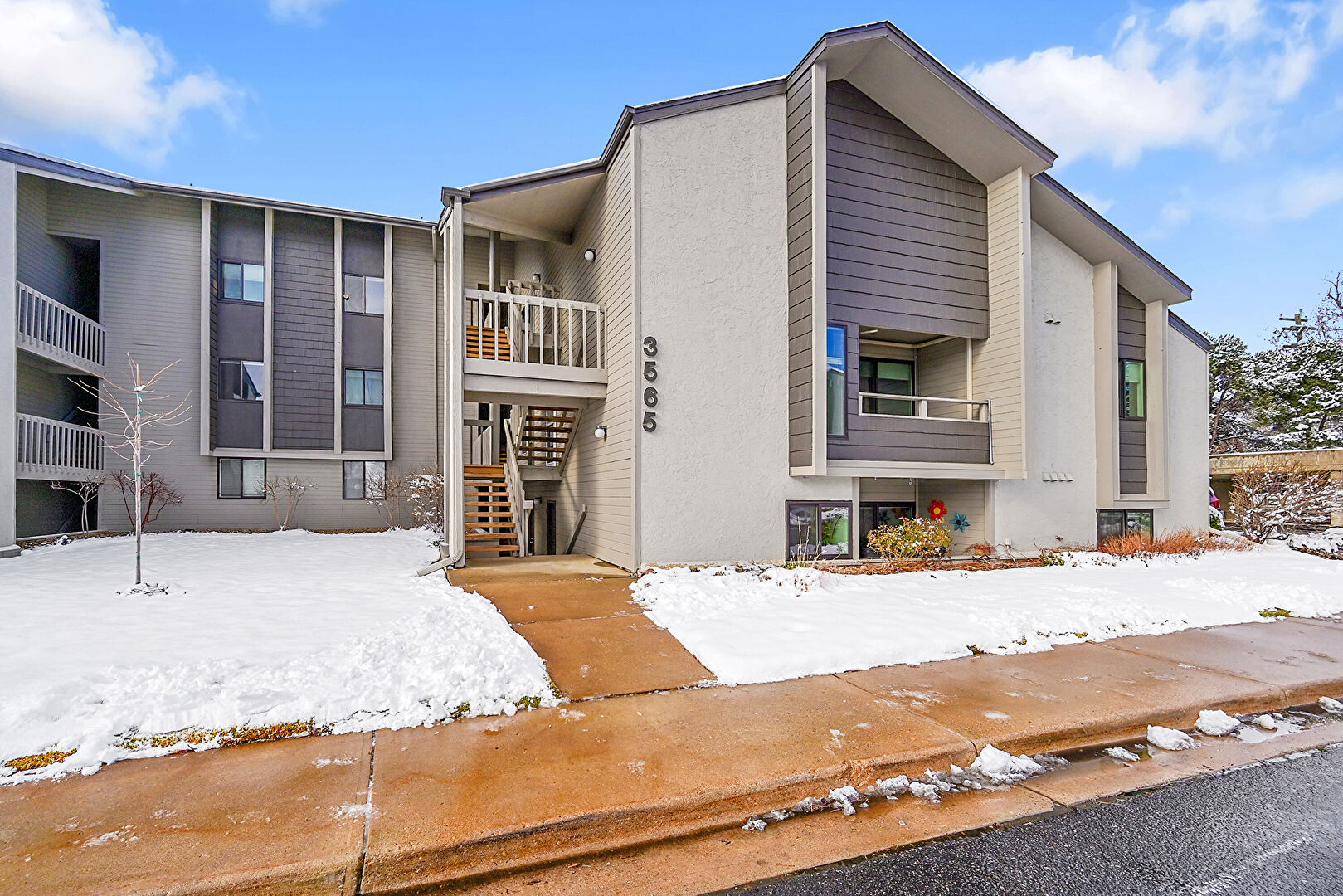 Front at 3565 28th St. #305, Boulder, CO 80301, listed by The Bernardi Group