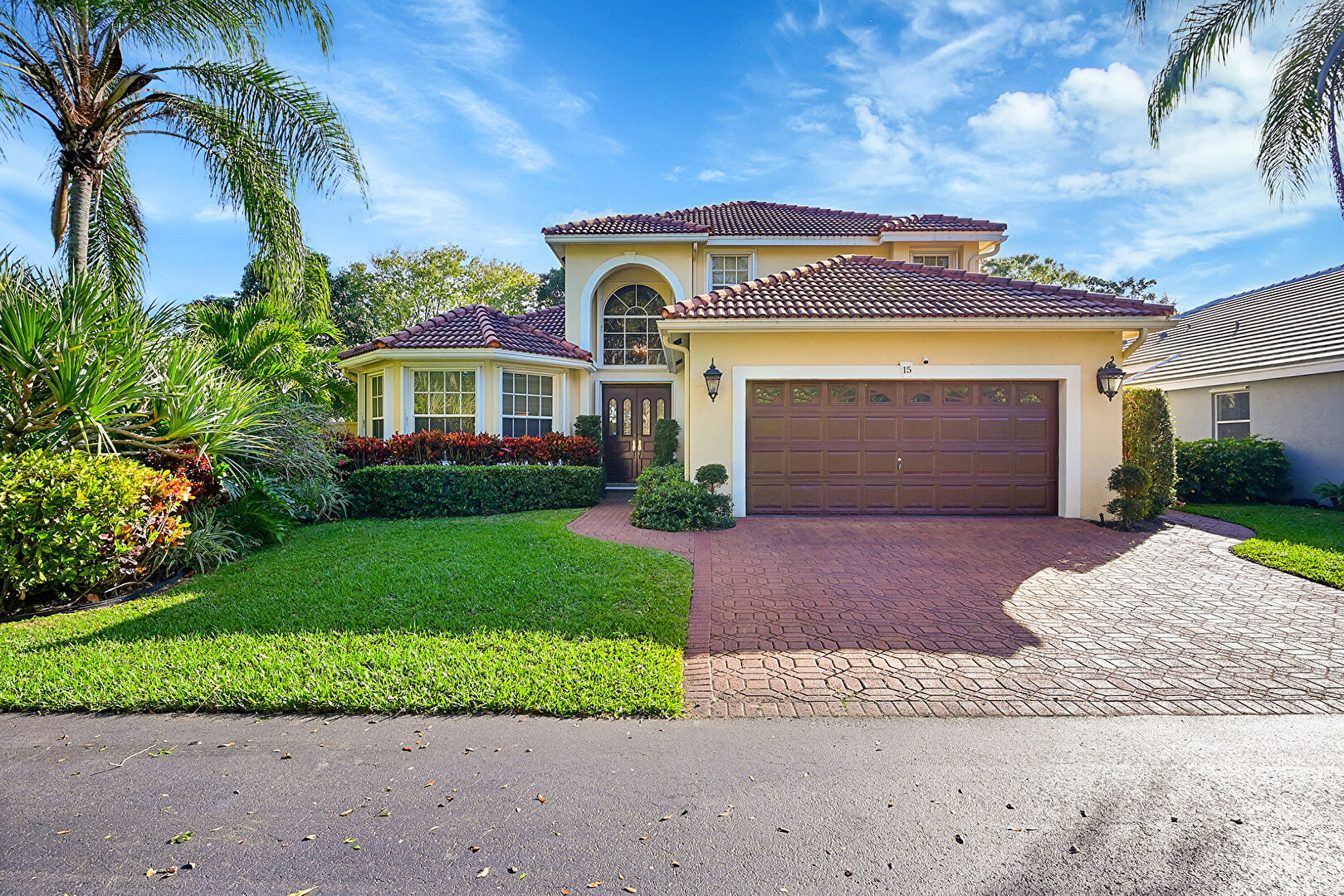 Front at 15 Lawrence Lake Drive, boynton beach, FL 33436, listed by Chuck Luciano, MLS ID: RX-11158968
