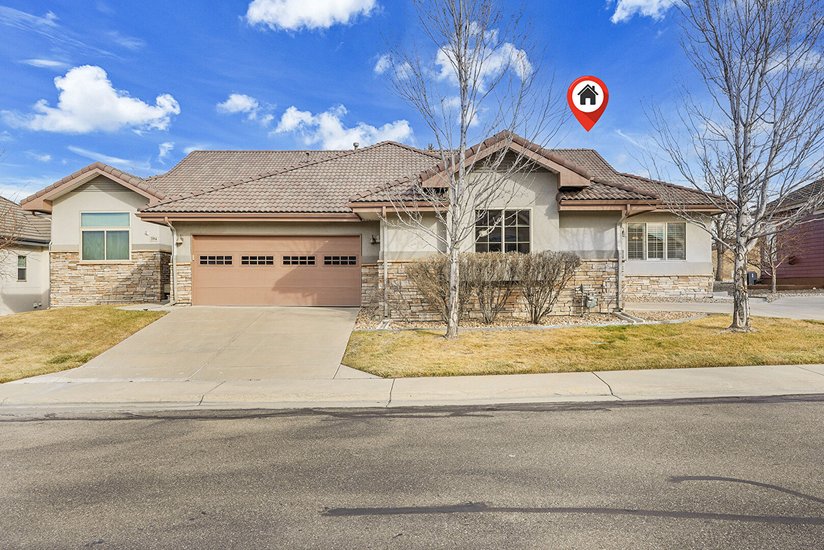 Front at 1990 Cedarwood Place, Erie, CO 80516, listed by Christy Hepp